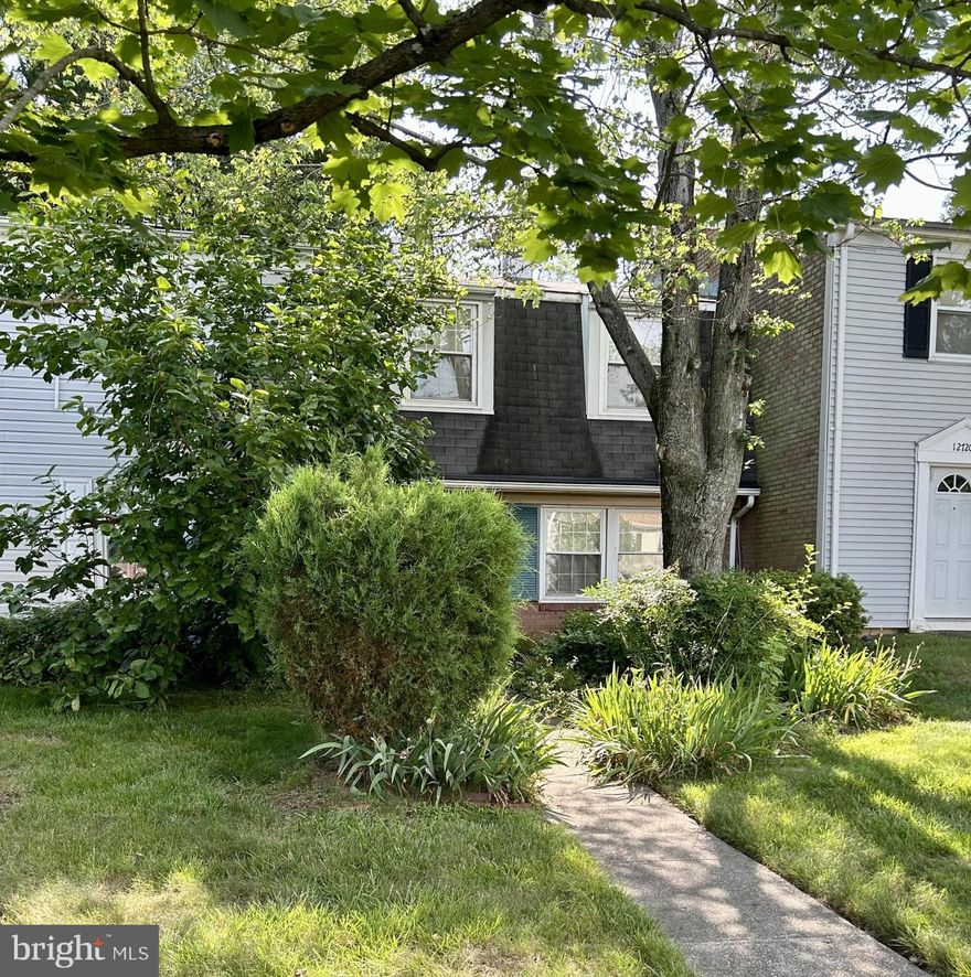 Great home for an investor!  This 2-bedroom, 1 full bathroom and one-half bath is located in the City of Bowie.  Large rooms, living room has bult-in bookcases and a 2-sided fireplace.  Dining area looks out to the patio.  Gallery kitchen with the washer and dryer off of the kitchen.  New dryer installed 7-25-23.  Two great size bedrooms on the upper level.  Note the patio has a great fig tree and secured storage area.  The Kio Pond is solar powered.

Home is being sold "AS IS".