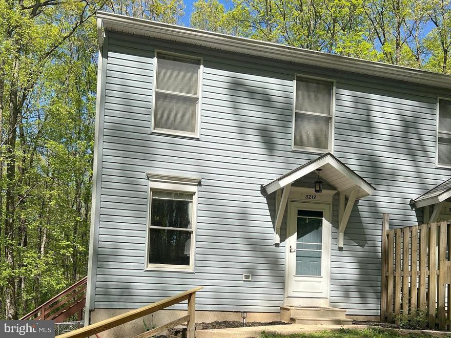 For Rent only. Minimum of 2 year lease. Please do drive-by first, circular driveway in front of duplex. Private park-like setting, sits way back off of Liberty Rd. Tucked away down a private driveway. Home is in great condition. Main level features living rm, kitchen with slider to deck, table space, pantry, laundry closet & half bath. Second floor features MBR w/dual entry bath, walk in closet plus 2 other bedrooms. Lower level is partially finished with drywall & baseboard heat. windows & walk out to yard with patio and fenced-in yard. Good amount of storage area. Pets allowed on a case by case basis only.