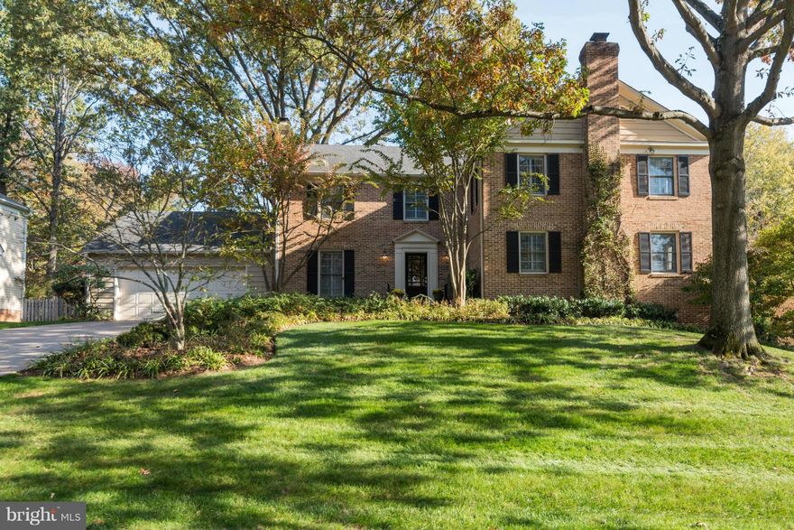 Architectural Digest ready!!  Truly one of a kind...architect designed, complete, custom renovation on all 3 levels. Exquisite taste, quality construction w/ the finest finishes.  Expanded gourmet kitchen w/dramatic raised ceiling, perfectly sized entertaining island w/honed granite counter top, French door access to bkyd w/flagstone terrace. Sound system, generator, security system & more!Whitman