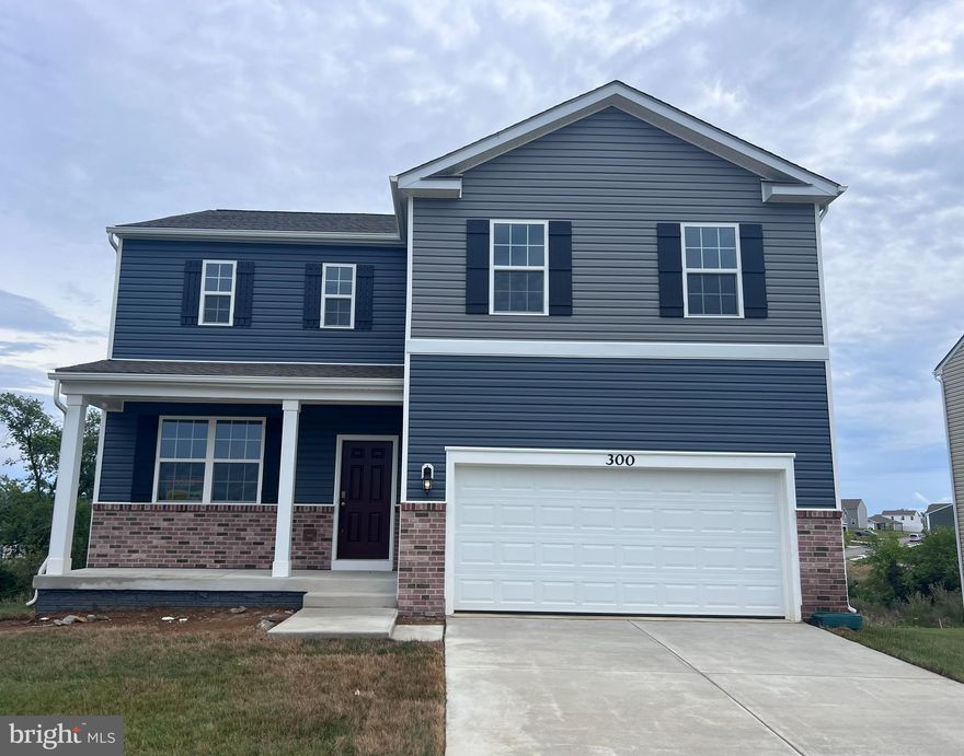 Beautiful Galen model that offers a front porch for great curb appeal and front porch sittin.  As you enter the home you will find 9 ft ceilings and great "Flex" that can be used fora home office, dining room or playroom for the kids.  As you walk down the foyer it opens into the open concept kitchen, dining and family room which  includes white cabinets, stainless steel appliances, granite and large pantry.  This home offers 4 bedrooms and  2 full baths also on the bedroom level that offer granite counter tops as well and great storage off the 2nd level laundry room.  This home is on a full walk out basement that offers a 6' sliding glass door and 2 30/50 windows for great light and also offers a finished Rec Room and rough in for a future full bath as well as great storage.  All of our homes have a concrete drive way that leads into a oversized 2 car garage and includes a garage door opener and all 4 sides of the home are sodded and include a shrubbery package too. Home comes with ceiling fan rough-in's in all the bedrooms and family room