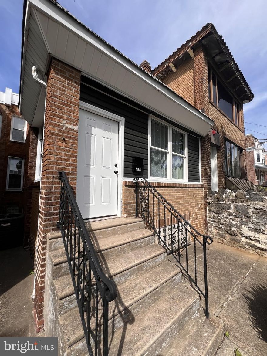 Welcome to this beautifully updated 3-bedroom, 2.5-bathroom gem located in the heart of West Oak Lane. As you step inside through the quaint entrance vestibule, you're greeted by an inviting living room that seamlessly flows into the spacious dining room – perfect for entertaining or everyday family living.

The oversized kitchen is a chef’s dream, featuring stainless steel appliances, soft-closing cabinetry, and stunning quartz countertops. Whether you're preparing weeknight meals or hosting dinner parties, this kitchen has all the space and style you need. A massive deck extends from the kitchen, offering a wonderful outdoor retreat for summer BBQs or relaxing evenings.

Upstairs, you’ll find three generously sized bedrooms, each with thoughtful details and plenty of natural light. The primary bedroom and the remaining bedrooms share a beautifully appointed full bathroom.

The fully finished basement is an entertainer's delight, complete with a wet bar, perfect for hosting gatherings or enjoying a cozy night in. Modern crown molding throughout the home adds a touch of elegance, making every room feel complete.

Don’t miss the opportunity to call this move-in-ready home your own. Schedule your showing today and discover the perfect blend of classic charm and modern convenience.