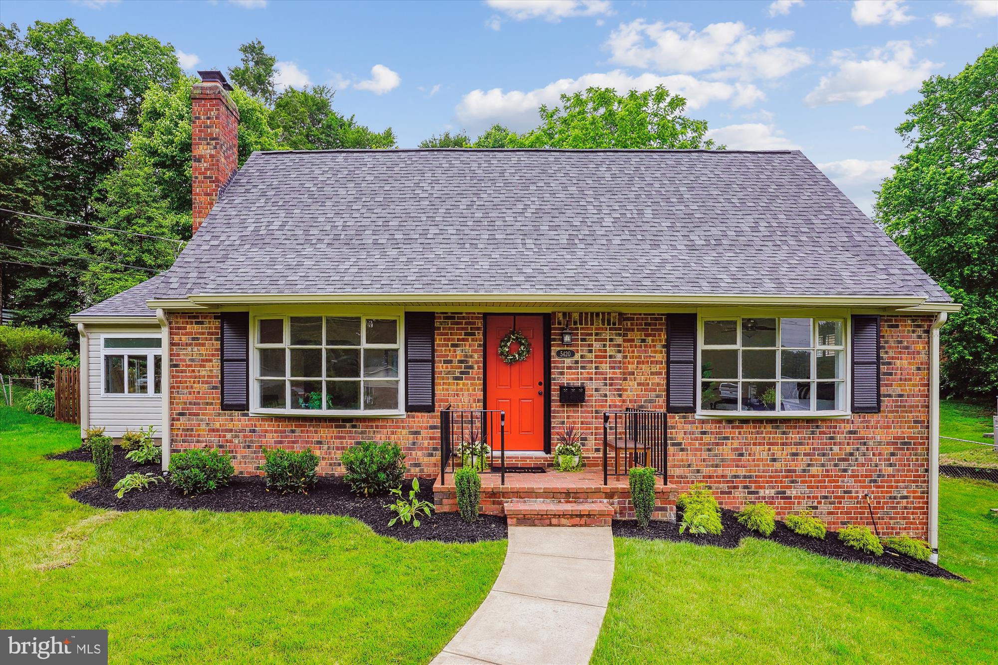 Opportunity is knocking at this gem with a $40,000 price reduction! Come to the Open House on Sunday July 20 from 2-4!
5420 Eastbourne Drive is a beautifully renovated King Q model nestled in the sought-after Kings Park neighborhood. This exquisite 5-bedroom, 2-bath home boasts impressive curb appeal and offers a blend of classic charm and modern upgrades.
Upon entering, you'll be welcomed by a spacious living room featuring a bay window and a wood-burning brick fireplace with a mantel, perfect for cozy evenings. The adjoining dining room seamlessly connects to a large sunroom, providing easy access to the expansive backyard, ideal for outdoor entertaining.
The remodeled kitchen is a chef's dream, equipped with ample oak cabinetry, quartz countertops, and a ceramic backsplash. Enjoy the convenience of under cabinet and overhead lighting, brand-new stainless steel appliances, and a greenhouse window above the corner sink.
The main level hosts a generous primary bedroom with a bay window, lighted ceiling fan, and a large closet offering both hanging and shelving space. An adjacent second bedroom, also with a lighted ceiling fan, can serve as a study or office, or be opened up to create a sitting room. A remodeled full bath and linen closet complete this level.
Upstairs, you'll find three additional bedrooms, one featuring a walk-in closet and dormer access for extra storage. This level also includes a remodeled bath and a substantial walk-in storage closet with further dormer storage options.
The newly remodeled lower level offers a vast family room with upgraded LVT flooring and drywall ceiling, providing versatile spaces for everyone. There's also ample unfinished space for utility, laundry, and storage, including rough-in plumbing for a full bath. Convenient walk-up stairs lead to the side yard.
The professionally landscaped front yard ensures year-round greenery and features an ample driveway. The large, fenced backyard includes a concrete patio and a handy shed for additional storage.
Located in a highly desirable area, this home is just a block from the Metro bus, 1.5 miles from the VRE, and minutes from the Beltway. Enjoy easy access to shopping, professional services, and Fairfax County parks in every direction.
This is the home you've been waiting for! With recently refinished gorgeous oak floors on the main and upper levels, and a professional touch in subtle decorator colors throughout, there's nothing left to do but move in and enjoy. Don't miss the opportunity to see this outstanding property—schedule your visit today!