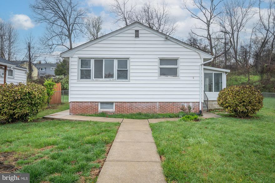 This is one of those homes that just feels right the moment you pull up. Sitting at the end of Bright Circle, a quiet cul-de-sac in Woodlawn Estates, there's no through traffic, no commotion... just a solid brick rancher on a nice lot with a fenced yard and a neighborhood that actually feels like a neighborhood. Inside, the home has been freshly painted throughout and is completely move-in ready. The main level gives you true one-floor living with three bedrooms, a full bath, and updated flooring that runs through the space and gives everything a clean, updated feel.  Step out back to an enclosed screened-in porch, which honestly might end up being your favorite spot in the house. It's the kind of place where morning coffee and warm evenings just make sense. Downstairs, the partially finished lower level opens up with a open rec room featuring new tile flooring and its own full bath. The basement has a walk-out to the yard,.  It feels like a second living space with its own access to the outside. Whether that becomes a hangout spot, a home gym, a guest setup, or something else entirely is up to you. There's still additional unfinished space down there too, so storage is not going to be an issue. Out back, the yard is fully fenced with close to a fifth of an acre. Room for kids, dogs, cookouts, a garden... whatever your version of a good weekend looks like. All of this on public water and sewer, with central air, forced air gas heat, and no HOA.