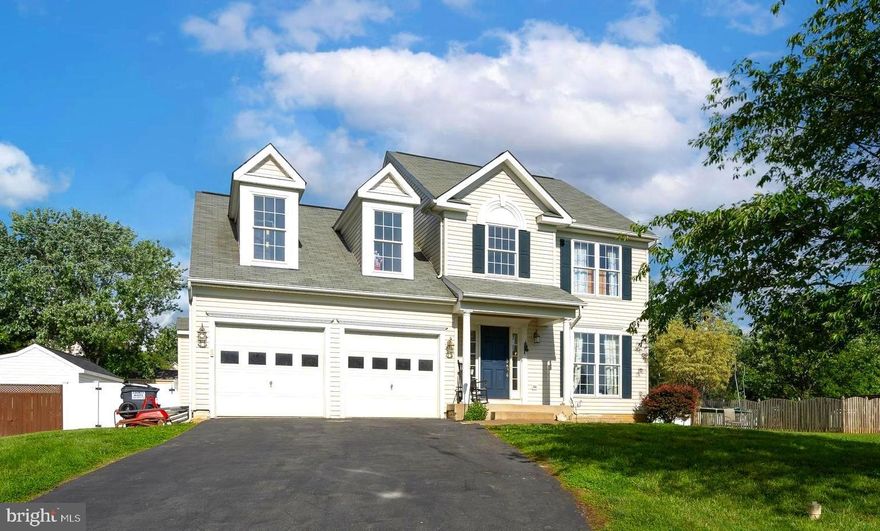 **NEW PRICE**NEW PAINT**  Welcome to 30 Sunset Ridge Lane in sought after Cannon Ridge!  This home features 4 generous sized bedrooms, 3.5 baths, 3 levels with a total of 3,243 sq ft of living area situated on a quiet cul-de-sac.   If you love to entertain, this home is for you! You’ll never want to leave this backyard oasis featuring a 28x14 saltwater pool, waterslide, 7 person hot tub, and large deck great for BBQ's!  A new  pool pump and salt generator cell with a 2 year warranty were just installed! The robot pool vacuum system conveys!
The home has great usable space! Basement is about 90% complete (needs flooring, trim and paint). The plumbing, electrical and walls have all passed county inspection.  Make it your own and add the finishing touches!  Hvac systems (both upper and lower units) replaced 2019.  Dishwasher and dryer replaced 2019.
Convenient to downtown Fredericksburg, VRE, shopping, restaurants and much more!  **Carpet Allowance Available! Motivated Seller!! Make an offer today!