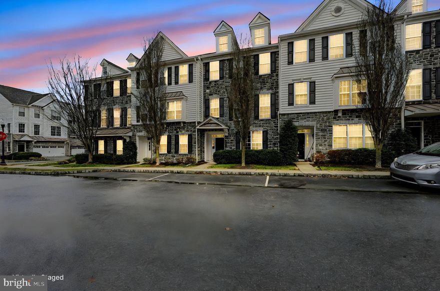 Welcome to desirable RavensCliff, a community of townhomes • Open concept main level • Maple Hardwood floors throughout the main level• Gas cooktop and stainless oven, refrigerator and dishwasher in kitchen with granite countertops, 6” white subway tile backsplash  and island workstation with wet sink• Vaulted ceiling in owner’s suite as well as the remaining 2nd and 3rd bedrooms • Finished bonus room on level one provides the prefect flex space for an office or whatever purpose you may wish. This sought after RavensCliff community, Media townhouse, offers bright, open living spaces across three finished levels. The main floor as well as the level one bonus room feature 9’ ceilings, recessed lighting, and a flowing layout that connects the living, dining, and kitchen areas. The kitchen has white cabinetry with crown molding and a glass front accent cabinet as well as a private composite covered deck for relaxing and grilling. Upstairs, the owner’s suite stands out with a walk-in closet and a well-appointed bath with a glass shower, upgraded floor tile, soaking tub and double sink. The second floor also includes laundry for added convenience. The attached 2 car garage provides easy access directly into the home. Exterior maintenance, lawn care, snow removal, and trash service are all covered by the Condo association, allowing for easy living. This location offers quick access to 476 and Route 1 and is also close to downtown Media, home to shops, cafés, and well known dining. 208 Jackdaw Aly delivers a blend of comfort and style in a townhome community setting.  Please note: All measurements are demeaned reliable but should be verified accurate  by  buyer prior  to making offer.