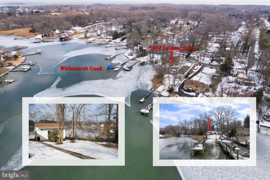 Affordable and Adorable Waterfront cottage on Whitemarsh Creek! This 1 bedroom, 1 bathroom home has Fantastic water views and is a wildlife haven! It's a super private location for your peaceful getaway. Sit on your back porch and enjoy the beautiful and serene views from all angles. The pier was built in 2017 and has water and electric.  The MLW (Mean Low Water) is 5 feet which provides easy access to the Rhode River, Chesapeake Bay and West River. Bring your boat, kayaks, wave runners, etc. The home is located in a Blue Ribbon School district with Mayo Elem, Central Middle and South River HS. It is an easy commute to Annapolis, DC, Fort Meade and Baltimore. Bonus...NO flood insurance required. Crab pots and lawn mower included.  This is the opportunity you've been waiting for.