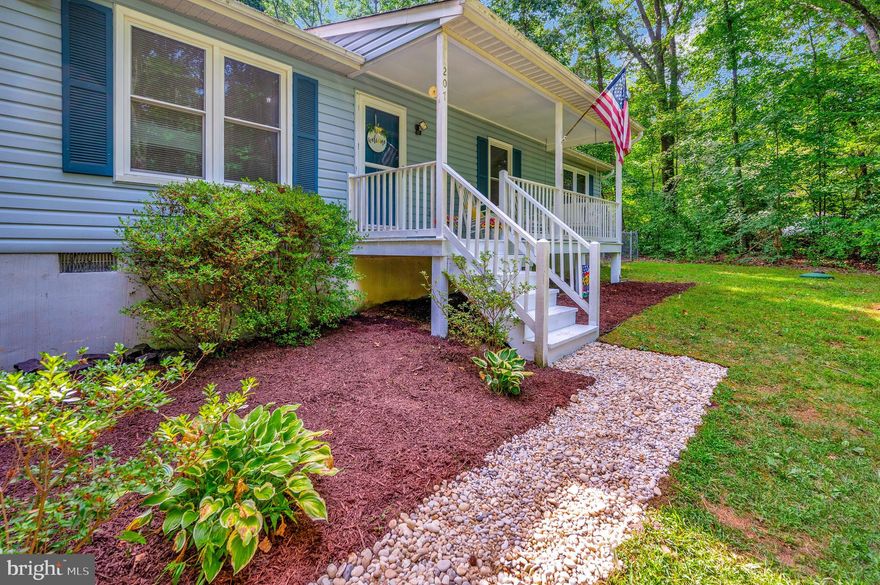 This home features exactly what you're looking for at a price that you can feel comfortable with! ****** Current owners have replaced the HVAC and have it serviced regularly, your crawlspace is completely encapsulated with a dehumidifier that gets inspected every 6/mo, water heater is brand new not even 1 year old. The roof and deck are brand new in 2024! The septic was last pumped 6/2023, was inspected as early as 2018 with no issues and is a conventional system! The kitchen floors are brand new through Lowes, and the cabinets are freshly painted! Current owners have truly put in their diligence throughout the years to keep this home up to shape, and is a DREAM for buyers not having to worry about old appliances or features! As you pull into your driveway you'll notice that you have plenty of space from the road with a perfect amount of tree coverage to help your home have privacy even in a community! Beautiful space to add your own personal touch of landscaping awaits you once you step out of your car and walk down the river rock walk way. Your front porch has been professionally serviced and repaired, and painted white to give you the curb appeal you're looking for. With plenty of room for rocking chairs or other porch furniture, your front porch is the first example of how this home was built with the ability to entertain in a perfect budget. As you walk in your new home you'll be greeted by a very comfortable and cohesive carpet that resists matting and stains. In your living room and kitchen you'll notice vaulted ceilings allowing all of the natural light to flow through your main living space. Your kitchen is perfectly situated for your dining room table to peer out of the double windows overlooking your back yard. The sink also has a wonderful window situated right at eye level so you can get a dose of sunlight while inside. Plenty of counter space and convenient appliance location maximizes your square footage in the kitchen making it not only functional, but comfortable. Down the hall you have your 1st full bath, 2 extra bedrooms, a linen closet, and your primary bedroom. The primary bedroom features its own ensuite, a large closet, and plenty of space for your bed and other bedroom furniture! ******* Walking outside to the back yard opens right up to your deck that has plenty of room for your grill, hot tub, furnitures, etc. If you want to host a holiday you'll have the space to do it! Your back yard is completely fenced in, an expense most home owners are looking for in a property! You have your very own detached shed to store your yard equipment, work bench, or whatever you'd like! With plenty of room in the yard you can host friends, family, or if you're looking for a space to get away this can be your personal oasis!*******The amenities of Lake Caroline include several recreational areas with playsets, beaches, platforms to swim to and jump off of and even events in the community for residents! There is a beach/playset recreation area just around the corner from your new home. Whether you're looking for your first home or your last one, this home can service your needs! Property will be available for showings starting Thursday 7/11/24, offers will be presented to the sellers as they are received and the seller reserves the right to accept an offer as it is presented, present your offer as soon as possible to make this home yours!