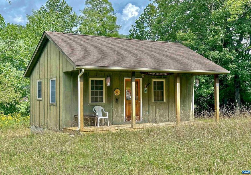 Perfect getaway in beautiful Highland County. Enjoy the peace and quiet of the country in your comfortable cabin on 2 acres. 2 bedrooms, one bathroom, kitchenette and living room. Perfect for hunting, your weekend retreat, or rent it out!,Wood Cabinets