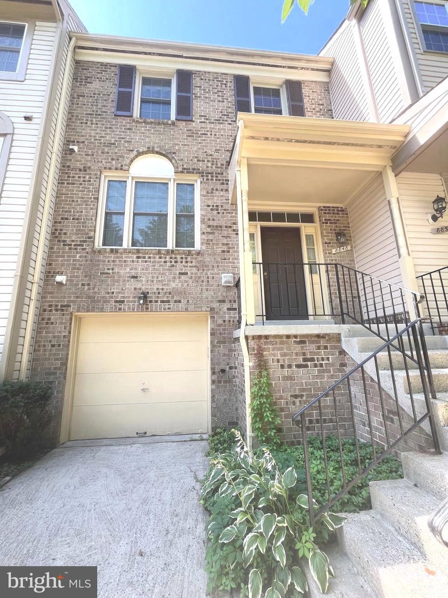 Lakefront garage townhome in sought after Montgomery Village location, The Reach.  Gorgeous lake view…premium lot with lake, green space/trees, walking/jogging path and community pool. Brick front  3 level, 3 BR, 3 BA townhome w/garage. Cathedral ceilings with lake views from premier bedroom and bathroom. The living room is carpeted, kitchen has a breakfast nook and separate dining room leads to deck which overlooks the lake. Fireplace in recreation room on finished lower level that walks out to fenced yard.  Gate from back yard leads to grassy areas and lake. You won't find another this spacious on lake for this value. Montgomery Village has too many to count of tennis courts, pickle ball courts, swimming pools, basketball courts, community centers, paths/trails, and playgrounds.