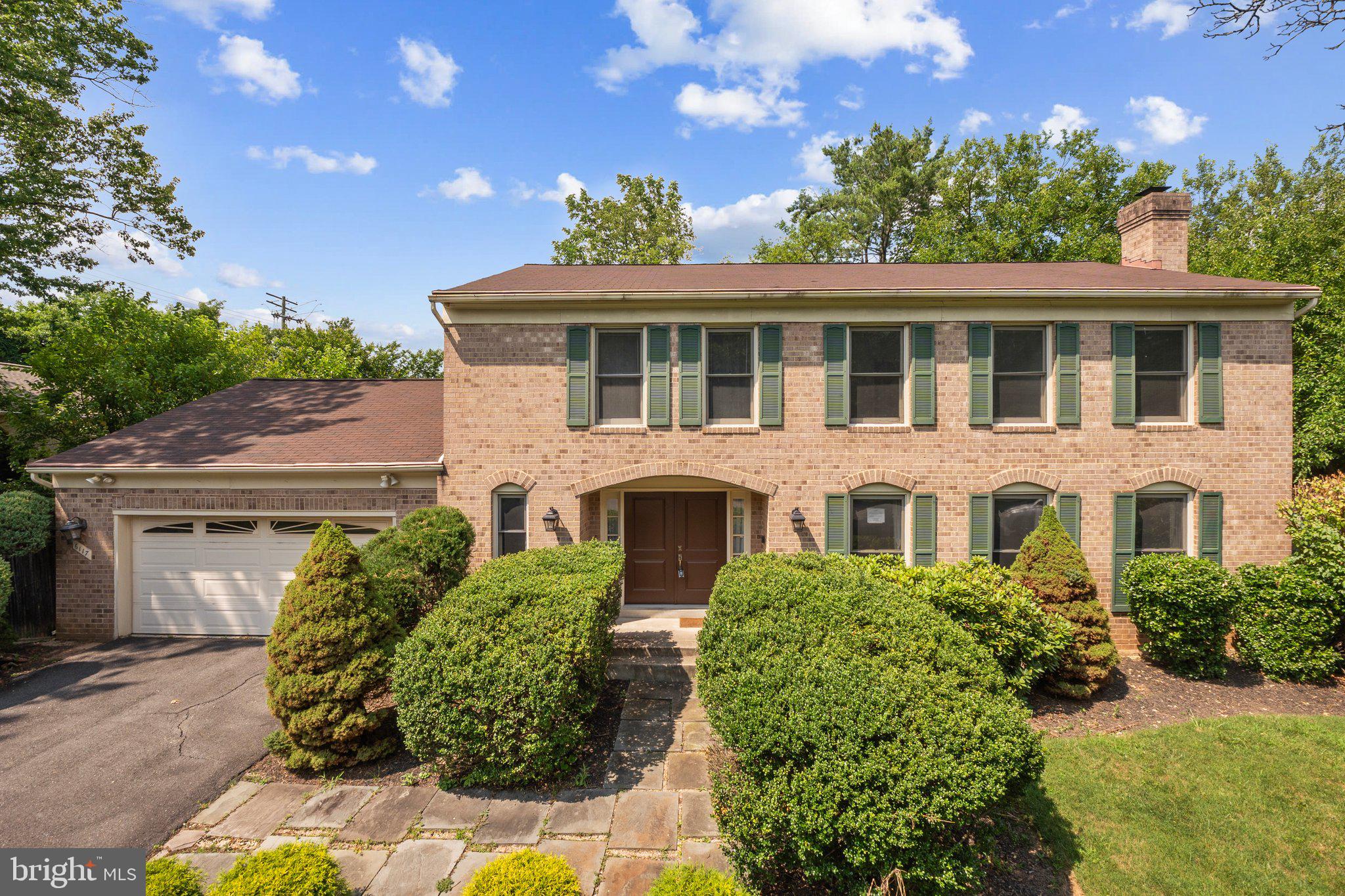 Welcome to this stately, 4,300+ sq ft Colonial nestled on a quiet cul-de-sac in one of Rockville’s most desirable neighborhoods. This expansive 4 bedroom, 3.5 bath home offers classic charm, generous living space, and incredible potential for personalization.
From the moment you enter, you’re welcomed by a traditional floor plan with formal living and dining rooms, two fireplaces, and a sun-drenched solarium perfect for year-round enjoyment. The gourmet kitchen is the heart of the home, featuring upgraded countertops, stainless steel appliances, ample cabinetry, ideal for entertaining or family gatherings.
Upstairs, you'll find a spacious primary suite with a walk-in closet and en-suite bath, along with generously sized secondary bedrooms. The fully finished basement includes a large rec room, additional room and full bath, making it perfect for guests, a home office, or media space.
Step outside to your private backyard oasis — complete with a fenced yard, patio, and mature landscaping that provides beauty and privacy year-round.
Don’t miss this rare opportunity to own a grand colonial in a prime Rockville location. Schedule your private tour today!