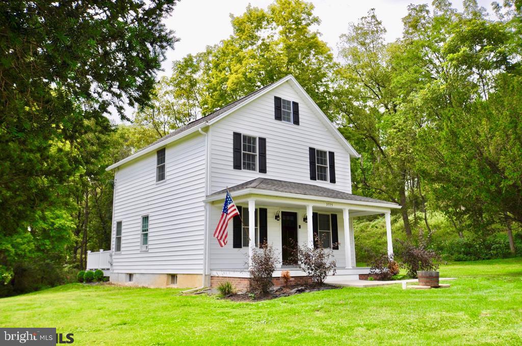 Wow! This sweet little 2 story is all new, inside and out, and sits tucked away and hidden on 5.23 predominately wooded acres! Inside you will find engineered hardwood floors, all new kitchen cabinets with stainless steel appliances and quartz countertops, large second floor bathroom and 3 bedrooms, first floor 1/2 bath, open front porch, rear deck. Accessed by a practically invisible driveway entrance and a meandering private lane, no one will find you here, and yet you'll be only a few minutes from town! See the photos then the home and make it yours before it's gone!