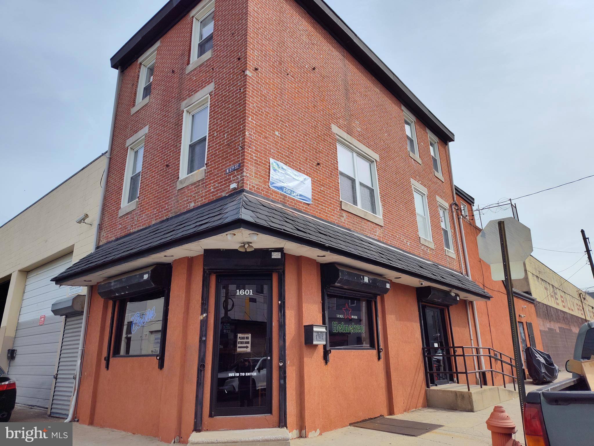 A Rare Opportunity to own your own Bar/Restaurant/Take-Out Business in Booming Olde Kensington! Turn Key operation includes building, business, liquor license, inventory and all equipment/appliances owned by seller! 1st. floor features front and side entrances, updated bar/billiard area with plenty of seating, 2 restrooms, small kitchen prep area, central air/heat, full basement with inside and outside entrances. 2nd floor has 1 studio apt. and 1-one bedroom apartment, 3rd floor is large 1 bedroom apartment, all are in move-in condition with separate inside/outside entrances. Everything is electric with separate meters. The property is well kept and shows well! Qualified buyers/agents with proof of funds should set up their appointment today!