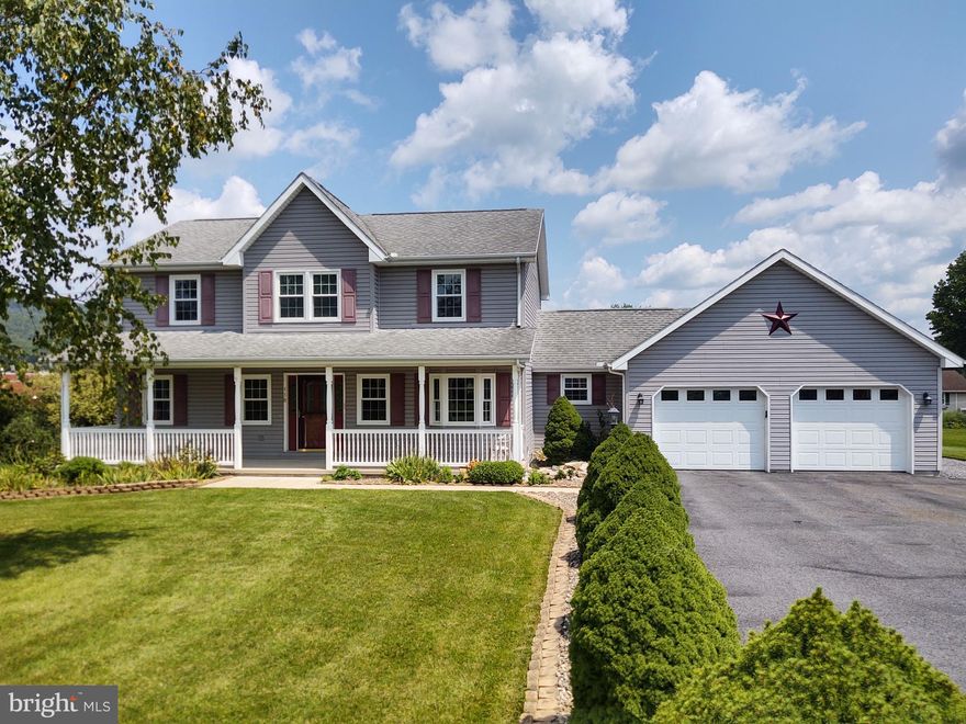 **$5,000** Credit to buyer with acceptable offer. This beautiful Centre Hall Home has amazing views and great outdoor space. The home has been maintained with care and has lots of recent updates. New windows were installed in 2021, new dishwasher and gas range in 2022 and a new water heater in 2023. There are 4 Bedrooms and two full bathrooms on the second floor. The main level has an office that could easily be converted into another bedroom by adding a closet. The main floor already has a full bathroom as well. The lower level has a large bedroom and there is a second kitchen used for canning. The oversized driveway offers loads of parking.  Call today to schedule your Private showing.