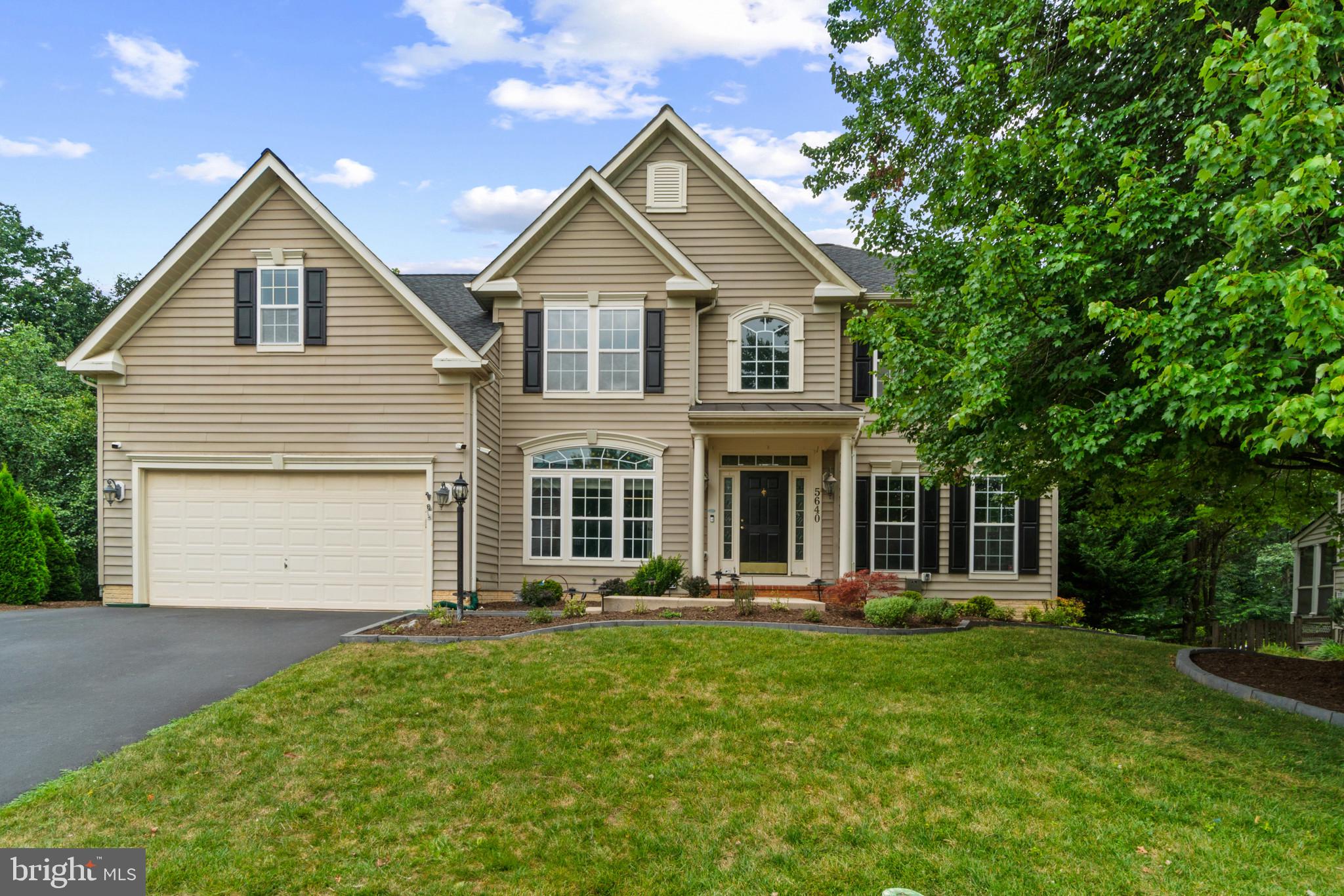 WELCOME HOME……………this amazing home sits in the Highly desired Preserves at Greenview . After a long day relax on your TREX DECK as you watch the sunset peek through the trees…….This home boasts a remodeled kitchen with stainless steel appliances, custom cabinets that compliment the beautiful granite countertops . Overlooking family room with fireplace. Hardwood floors throughout that lead to formal dining room. Home has formal living room and office/den. A second staircase . Upper level
. 4 Bedroom, the master bath was updated a few years ago to include a bigger shower and a modern look. Hardwood flooring in the hall lead to Master bedroom with trey ceiling makes a warm, welcoming space to rest and relax. So much to tell about this home, the owners had everything serviced before they listed. The roof is 1 year old with a transferable lifetime warranty. Water heater is less then 2 years old. The front windows have UV covering on them to block the sun. The windows were all replaced in 2019 . The garage has a heat/cool system that is 2 years old to keep garage temperature neutral .
The driveway was replaced and extended in 2022. Mostly finished walk out basement with full bath and windows for natural light. There is so much more this house has to offer, schedule a showing , you have to see to believe the beauty of this home.