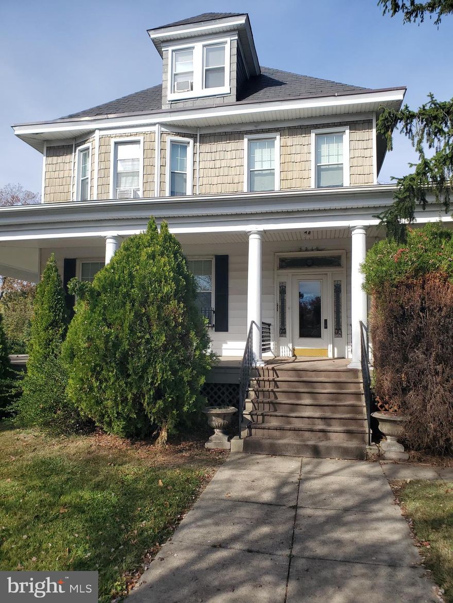 This is a first floor unit. Main entrance . Three bedrooms with front room having half bath. Rear kitchen and enclosed porch. Rear entrance that leads to yard and parking. Large front wrap around porch. Must use Management application and lease.