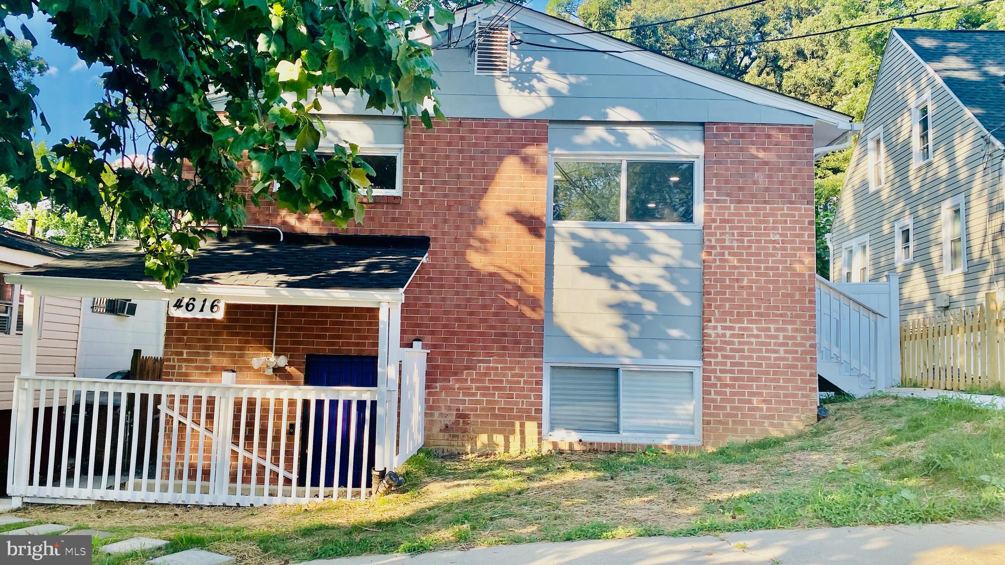 Owner Seek Minimum Credit Score 650+ .. And Good Rental History..
Spacious & stunning 2-bedroom, 1 bathroom unit in a private duplex sanctuary with off street parking. Awesome recent renovations include spacious kitchen with granite countertops, stainless-steel appliances, microwave oven, gas stove, dishwasher and refrigerator......garbage disposal
too! Unit also includes recessed lighting, hardwood floors, energy efficient central heat, air and hot
water heater. This keeps utilities at a minimum. No need for laundry mat...brand new washer
and dryer. Looking for privacy? This 2-unit property has a private fenced rear yard Oasis. Walking distance to several METRO STATIONS, the bus line and the Washington DC City Line.
Hurry, only 1 unit available and this is a must see!!! $65 per person monthly Water fee charge..