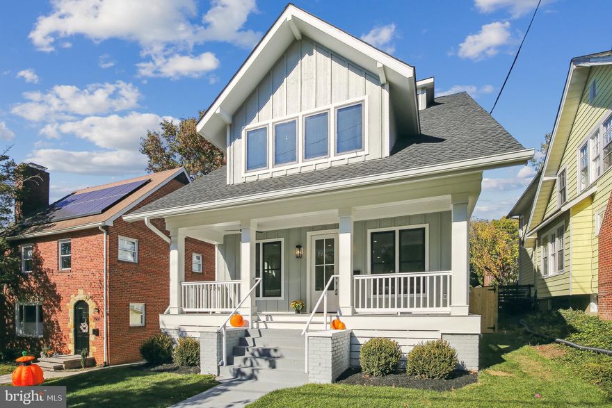 Another incredible project by local and established Colonial Design Build in sought after Chevy Chase  location! This 6 bedroom, 5.5 bathroom home boasts over 4,500 sun drenched finished square feet balancing traditional charm and modern chic design elements and amenities. This property was thoughtfully designed by reputable 2 Plys architectural firm to ensure maximum space versatility and flow. The main level offers an open concept design, but subtle distinction in rooms to allow for each space to have it’s own expression and identity. Large entry foyer w/ coat closet and formal parlor room w/ wood burning fireplace welcome you to this exquisite offering. Beyond the living room the property opens up into a massive family room with convenient access to both the powder room and spacious mudroom. The mudroom is located off the side entrance with path to the one car garage, flagstone patio and ample fenced green space. From the family room, a small stepdown delineates your entry into the showstopping kitchen and dining room boasting 10 ft plus ceilings, impressive three panel glass door leading to the rear yard and all the wow factor you’re looking for in a home! The kitchen leaves nothing to be desired: luxury Jenn Air appliance package features 6 burner range, pot filler, main sink aligned with window overlooking backyard, 8’+ island with prep sink and waterfall leathered granite counters, ample inset cabinetry w/ pantry, under cabinet lighting and herringbone backsplash blend to create a space you won't want to leave. The upper level features 4 spacious bedrooms and 3 full designer bathrooms, spacious side by side laundry room with extra storage and a bonus office/workspace. The primary bedroom is perched overlooking the back of the house and one of the most gorgeous Crype Myrtle trees bringing nature seamlessly into the space.  The primary suite offers a large walk in closet and gorgeous bathroom with relaxing soaking tub, large frameless glass shower with marble tiling, marble capped dual vanity with deisgner polished nickel finishes, private water closet with Toto toilet system. The top floor is where you will discover a true oasis. This one of a kind canopy above the trees boasts a huge open space w/ vaulted ceilings that can be used as a home office, bedroom, theater room, gym, etc. with full bathroom and multiple closets along with thoughtfully designed transom windows to capture the South facing sunlight. The lower level offers an additional legal bedroom with egress, tastefully designed full bathroom, recreational room and mechanical closet. This is a truly unique offering with one of the premier locations in DC. Only one block to coveted Lafayette elementary school, Broad Branch market, Lafayette-Pointer Park/Rec Center. Walking distance to Friendship Heights metro and all the shops, restaurants, etc. along both Connecticut and Wisconsin Avenue. Welcome Home!