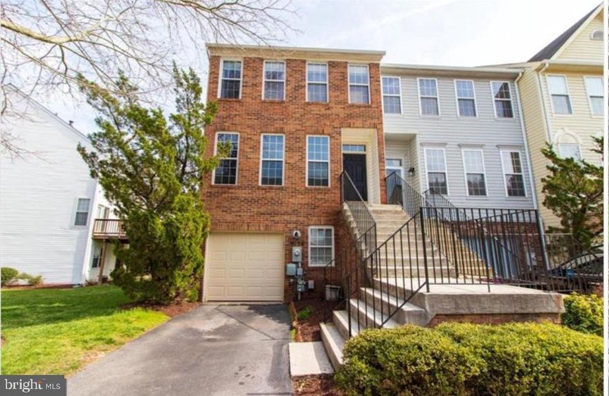 This beautiful, End-unit townhome features a One car garage, 3 Bedrooms, 3.5 Bathrooms and is located  in a private community in Columbia, Maryland. As you enter on the main level you are welcomed by a spacious living room and a large eat-in kitchen. that includes brand new tile flooring. The updated kitchen includes quartz counters and stainless steel appliances. The main level also features a deck off of the kitchen and a powder room. Upstairs you are greeted by 3 Bedrooms and 2 Full Bathrooms. The Primary Suite includes a custom, walk-in closet, a soaking tub, double sinks and an updated stand in shower. The lower level includes a laundry room, a Full Bathroom and an additional room that could be used as an office/den, the family room and the walkout to the backyard space. Come take a look and make this your home today!