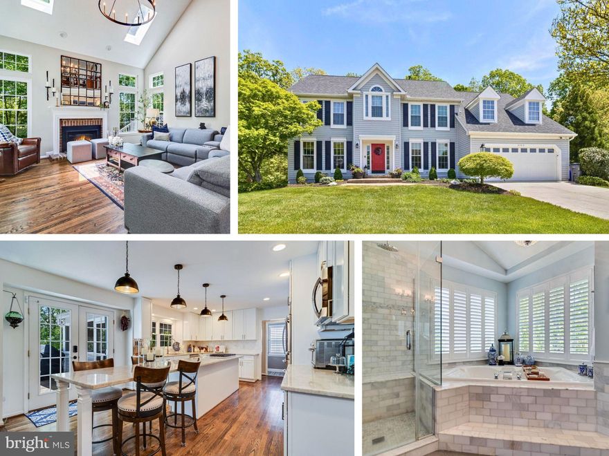Welcome to this beautifully appointed home that blends luxury, space, and comfort—showcasing over 4,500 square feet of refined living space on nearly a ¼-acre cul-de-sac lot. Designed to impress, this 4-bedroom, 4.5-bathroom residence offers elegant finishes and a layout ideal for both everyday living and entertaining. The main level showcases a beautiful wood staircase, two-story family room filled with natural light, complete with skylights and a cozy fireplace. The gourmet kitchen is a chef’s dream, featuring stunning Quartzite countertops, an oversized island, upgraded gas cooktop, double wall oven, and a  pantry. This Alexa-enabled smart home offers cutting-edge convenience, including voice-activated kitchen faucet controls that dispense precise water measurements on command, smart lighting, and more! Adjacent is a butler’s pantry with a beverage cooler, flowing seamlessly into the formal dining room. A private office/study, formal living room with fireplace, stylish powder room and spacious walk-in laundry room complete the main level. Upgraded flooring and elegant molding flows throughout the home, adding to its sophisticated appeal. Upstairs, the luxurious primary suite is a true retreat, boasting a vaulted ceiling, massive walk-in closet with a custom closet organization system, and a spa-inspired bath featuring a soaking tub, oversized glass-enclosed shower, dual vanities, upgraded tile, and private water closet. Three additional bedrooms include a shared Jack & Jill bath with separate vanities and a beautifully appointed hall bathroom. The finished basement is an entertainer’s paradise, offering a spacious recreation room, sleek wet bar, full bathroom, and ample storage space. Outside, the fenced backyard is a private oasis with a deck perfect for grilling, an enclosed patio ideal for year-round relaxation, and plenty of space to unwind or entertain in a natural setting. The landscaped yard enhances curb appeal and is maintained effortlessly with a built-in irrigation system. This is a rare opportunity to own a home that truly has it all—location, luxury, and lifestyle. Don’t miss your chance to make this extraordinary property your forever home! No school excise tax or deferred water & sewer fees! Situated in a prime location that is ideal for commuting and enjoying the vibrant local & surrounding culture. Close to shopping, restaurants, grocery stores, library, hiking/biking trails and University of Maryland Charles Regional Medical Center. Enjoy golfing at the White Plains Regional Golf Course, ice skating or rock climbing at the Capital Clubhouse, exploring local wineries and breweries or catch a minor league baseball game at the Blue Crabs Stadium. Conveniently located to Joint Base Andrews, Pentagon, Bolling, MD-5, I-495 Beltway, Washington, DC, Virginia, commuter bus lots and Metro station - this home offers both tranquility and accessibility.