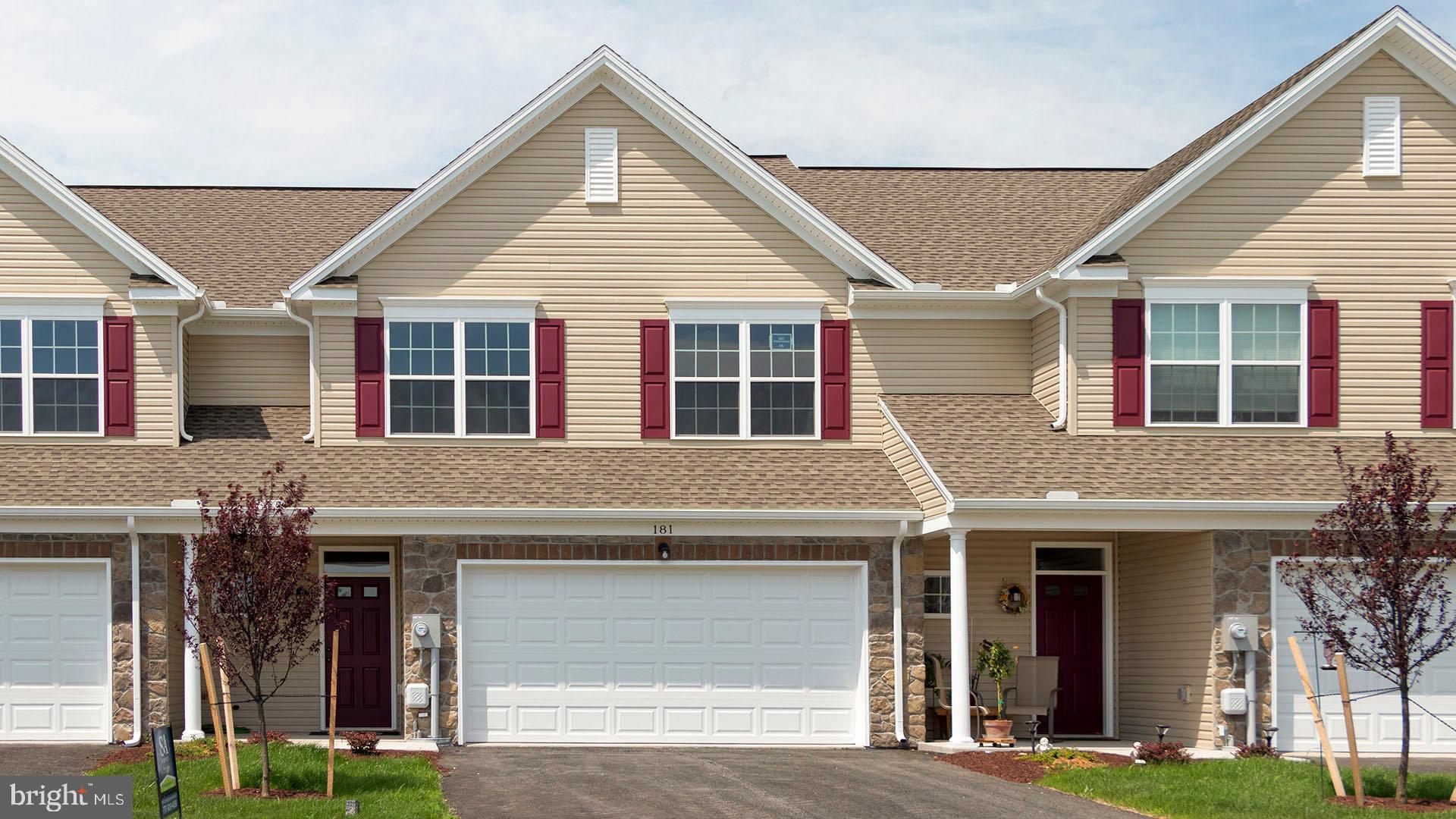 NEW CONSTRUCTION - Starting construction soon at Cannon Ridge in Gettysburg! Built by S&A Homes, the Ridgefield is a spacious and luxurious townhome that feels more like a single family home. The well-appointed kitchen features granite countertops, upgraded appliances, and spacious walk-in pantry. The over-sized, angled breakfast bar opens to a sun-filled dining room featuring a wall of windows and entrance to an outdoor, covered patio. The 17x17 great room is the perfect place for entertaining and gives access to the front of the home. Upstairs, the owner's suite features a private bathroom and large walk-in closet. Also upstairs is a convenient laundry room, two large guest bedrooms and a hall bathroom.