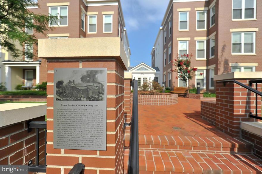 Exquisite condo w/ private patio, parking for 2 and bonus 5.5 ft x 6 ft on-site storage. Large living and dining area, exposed brick foyer, kitchen w/ Sub-Zero refrigerator and quartz counters. Deluxe mstr bath includes marble counters and subway tile, separate glass enclosed shower and soaking tub. Gleaming high-end finishes and deep crown molding throughout. Walk to metro, King Street and more!