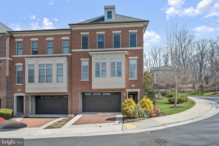 Elegant End-Unit Elevator Townhome in the Coveted Towns at Potomac Highlands

This beautifully crafted corner townhome offers refined living with a perfect balance of comfort and sophistication. Designed with attention to detail, it combines modern convenience with timeless appeal. Soaring 10-foot ceilings and oversized windows on the main level flood the home with natural light, enhancing the spacious feel.

The great room features a coffered ceiling and one of the home's three fireplaces, creating an inviting space full of warmth and character. The chef’s kitchen is a standout, equipped with premium appliances including a 48-inch Thermador gas range, a 48-inch Sub-Zero refrigerator, and dual dishwashers—ideal for both everyday living and entertaining.

A private elevator offers seamless access to all levels, and the freshly painted interiors reflect the home's impeccable maintenance. With its stylish design and exceptional comfort, this home is move-in ready and made for elevated living.

Exceptional blend of comfort, style, and convenience in a prime location. Close proximity to Interstate 270 and the Capital Beltway (I‑495). Easy access to shopping, dining, and recreation spots.

Within the well-rated Winston Churchill High School district