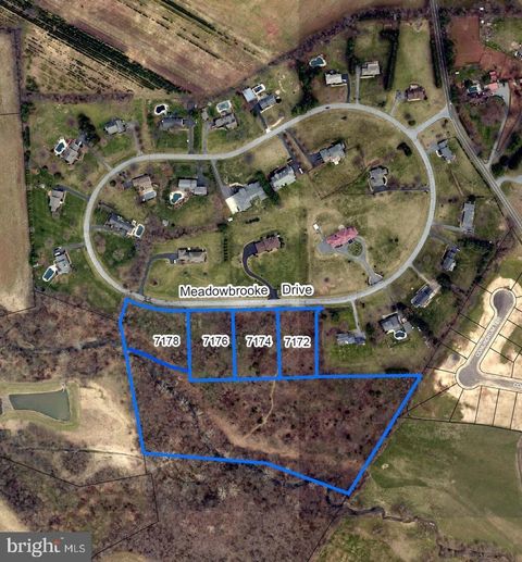 Vacant Land For Sale - 7176 Meadowbrooke Drive<br/> Frederick County, FREDERICK, MD 21702
