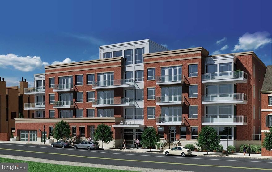 Don't miss this rarely available, ELEGANT AND BETTER THAN NEW Society Hill home combining peaceful surroundings with Center City convenience. This sophisticated turnkey two-bedroom, two-bathroom residence features high-end luxury finishes, a large home office, two balconies, assigned garage parking and an ideal upper end-unit location, making it a true unicorn at the coveted 410 at Society Hill community. Inside this 1,531-square-foot showplace, ceilings dotted with recessed and designer
lighting soar 10 feet high above rich, wide-plank hardwood floors, freshly painted walls, solid-core doors and wide baseboards. Oversized windows with custom treatments capture dramatic views of the skyline and the Head House District throughout. A gracious foyer gallery flanked by a coat closet ushers you into the sun-drenched great room, where you’ll find a generous footprint for living and dining areas. Chefs will love the open gourmet kitchen filled with painted soft-close maple cabinetry, quartz countertops and
lovely marble subway-tiled backsplashes. Cooking and cleaning are effortless with upscale Gaggenau Professional stainless steel appliances, including a 5 Burner gas cooktop, convection oven, Large Top Bottom refrigerator-freezer, dishwasher and built-in microwave drawer. Enjoy casual meals under the chic pendant lighting at the wide island/breakfast bar, or enjoy al fresco dining among the treetops on the adjacent balcony. Off the great room, the large bonus room is perfect for a home office, media lounge or a third bedroom/guest/au-pair suite (just build a wall). Head to the INCREDIBLE OWNERS SUITE to discover LUXURY AND PRIVACY that was carefully curated  w/ designer wallcoverings, lighting and another sizeable balcony retreat — the ideal destination for serenity and  morning coffee. The ensuite MARBLE SPA BATH impresses with an oversized frameless glass rain shower w/ CARRARA MARBLE, a double vanity with abundant storage and an attached LARGE CUSTOM WALK-IN CLOSET.  The secondary bedroom boasts wonderful light and views, outfitted closet and direct access to the beautifully appointed full hall Luxury Guest Bathroom w/ deep soaking tub/shower w/ Carrara marble subway tile. A laundry closet with a full-sized in-unit washer-dryer and a garage parking space with storage add tremendous convenience to this better-than-new, move-in ready residence. This ia a RARE OPPORTUNITY to purchase a lightly used TURN-KEY, MOVE IN READY, BETTER THAN NEW residence at 410 at Society Hill,  a boutique luxury condominium where residents enjoy a suburban way of life in a most coveted Society Hill location. This pet-friendly enclave offers 24-hour concierge staff, controlled gated access and video security, underground secure, assigned garage parking, a community room, a lush courtyard green with outdoor seating and a reflecting pool, and a roof deck with 360- degree panoramic views of the river, city skyline and fireworks displays. With great walk, bike and transit scores, this historic Society Hill neighborhood is as convenient as it is lovely. Head House Square, multiple bus lines and the 2nd Street
WALKABILITY DEFINED : Steps to fantastic fine dining, nightlife, shopping with gated secure access direct to Head House Square.  DO NOT WAIT!!!