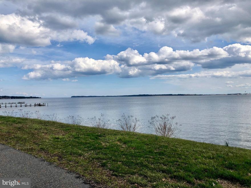 This charming cottage has the most AMAZING VIEWS on an incredibly beautiful street!  Relax on your front porch and watch the sailboats go by as they enter into Solomon's Island Harbor.  From your front lawn you can watch the 4th of July Fireworks, the Semi-Annual Patuxent Naval Air Show where the Blue Angels often fly right over the house, and look out into the Chesapeake Bay.  The house was recently renovated with new kitchen cabinets and appliances, new bathroom vanity, brand new energy efficient mini-split ductless heating and cooling, newer roof and hot water heater, new carpeting upstairs, and an outdoor shower with cold and hot water.  The detached garage is oversized to hold all your water toys, from kayaks to paddle boards, to beach toys.  The kitchen is huge, and great for entertaining.  The upstairs bedroom is very spacious!  Come and visit this little slice of paradise located close to Solomon's Island and easily accessible to PAX Naval Airstation.  Furniture and accessories can be included with rental.  Lawn care is included!!