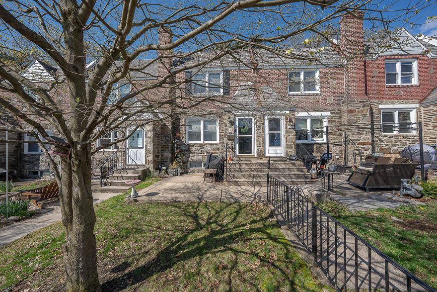 Welcome to 726 Fairfax Rd, a well cared for 3 bedroom, 1.5 bath interior row home in Drexel Hill.  The inviting front patio is the perfect spot to enjoy your morning coffee or unwind at the end of the day.  Once inside you will find a bright and comfortable living room that flows effortlessly into the dining area and kitchen making everyday living and entertaining feel easy.  Upstairs, you’ll find three bedrooms, including a primary bedroom with two closets for extra storage.  The updated bathroom features a Bath Fitter, ("it's the perfect fit").  The finished basement adds valuable flexible living space, perfect for a cozy family room, home office, or play area.  The garage has been partially converted to allow for more interior space, and this level also includes the laundry area for added convenience.  Out back, you’ll find off-street parking along with a fenced in yard and storage shed, great for outdoor enjoyment and extra storage.  Updates include Roof (2024), Bathroom skylight (2021), basement finished (2015), Brick Pointed (2008), Windows (2007), Water Heater (2015), Garage Door (2015). Conveniently located near public transportation, shopping and restaurants.  726 Fairfax Rd. is move-in ready and waiting for its next chapter!