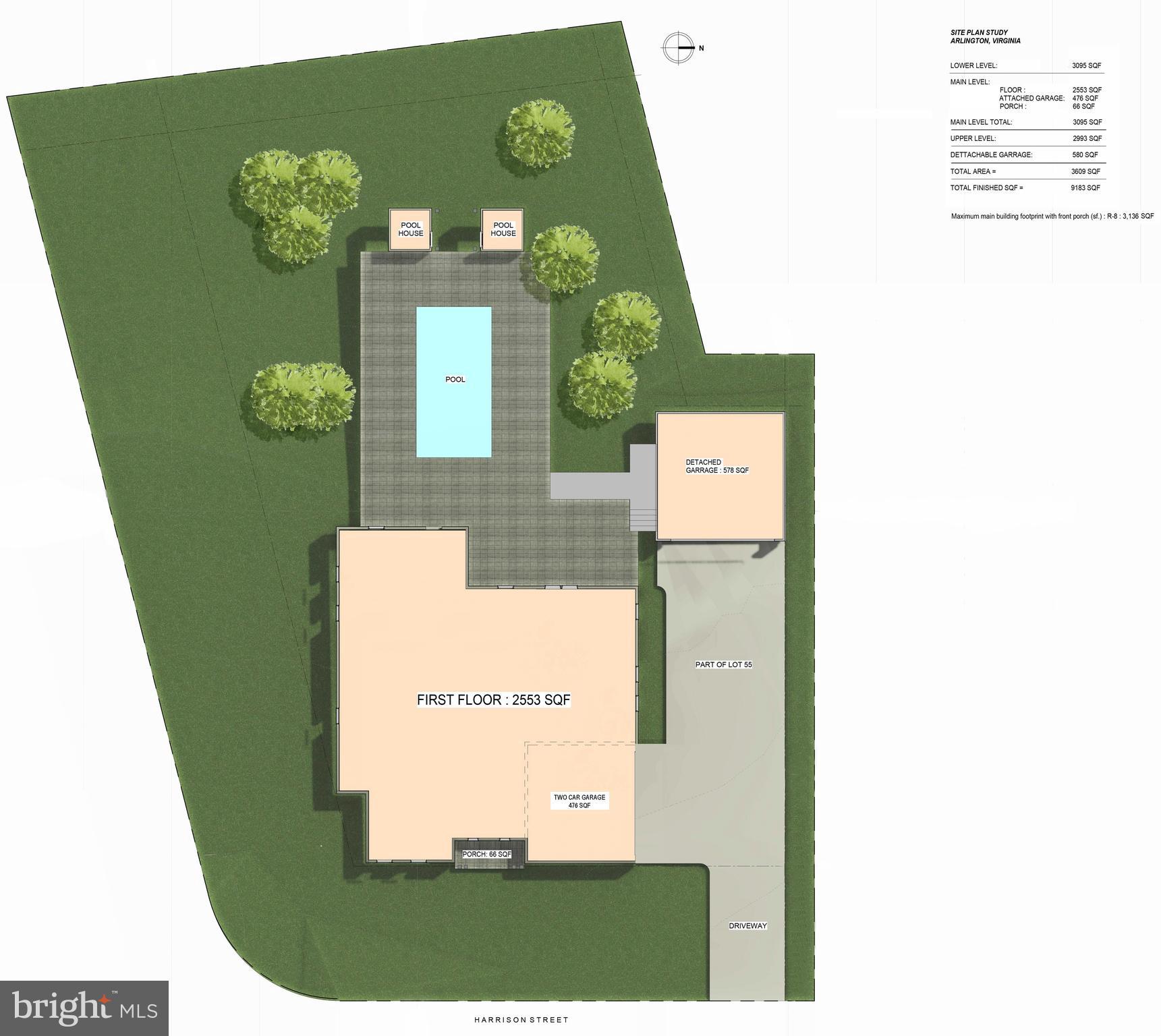 Once in a lifetime opportunity to custom-build your dream estate on 1/2 acres in one of Arlington's most coveted neighborhoods for its walkability mature trees, beautiful homes, and top schools. The site can accommodate a 10,000+ square foot residence with a detached garage, an in-ground pool with pool house, sport/tennis court, and space left over for lawn and landscaping. The bedroom/bathroom count, home size, and optional structures are up to the buyer. <BR><BR> The home will be built by McMullin Homes, a custom home builder in Arlington, recently featured on the cover of Arlington Magazine. The owner, James McMullin, is a 3rd generation builder who lives in Arlington's nearby Bluemont neighborhood with his wife and five children. <BR><BR> AN EXCEPTIONAL COMMUNITY: An exceptionally walkable community! Walk into charming Westover Village featuring a specialty grocery store and sandwich/pizza shop, The Italian Store, locally owned Ayers Variety and Hardware, Westover Market Beer Garden, Trade Roots Coffee Shop, Toby’s Ice Cream, Westover Library, weekly Westover Farmers Market (every Sunday), and a variety of excellent restaurants. Outdoor enthusiasts will love the proximity to three fantastic parks—Lacey Woods Park, Westover Park, and Bon Air Park and Rose Garden—offering courts, open spaces, and picturesque nature trails. The nearby award-winning trail system, including the Custis, Four Mile Run, and W&OD trails, provides miles of paved paths for biking and walking. Located within the highly-rated school pyramid of Cardinal Elementary (walkable), Swanson Middle (walkable), and Yorktown High. Virginia Hospital Center is a 1/4 mile walk. <BR><BR> ***PLEASE READ: The asking price represents the cost of the land. The buyer will work with the builder on a Cost-Plus basis on a custom-built home. Buyers are encouraged to work with Lee Design Studios, a full-service end-to-end architecture and design firm but may work with their own builder-approved design firm. Examples of Lee Design Studios custom home portfolio is available in the Documents section of MLS or by request from the listing agent.*** <BR><BR> EXISTING HOME IS TENANT-OCCUPIED. DO NOT WALK THE LOT WITHOUT APPROVAL.