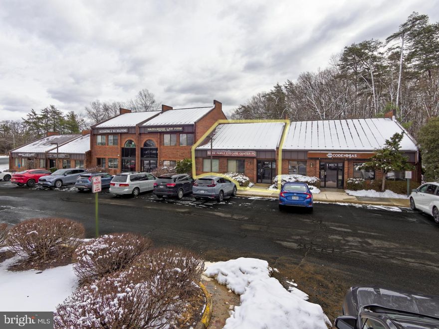 K & M Commercial is happy to present this direct access condo unit in Rolling Valley Professional Center for Sale. Position your business for success at 9247 Old Keene Mill Rd #5, a 1,260 SF office condo designed for owner-users seeking visibility and convenience. This space is a former medical use; Optometrist. This well-appointed space features prominent building signage, direct access entry, and flexible C-1 zoning to accommodate a variety of professional uses. An exceptional opportunity to own functional, high-visibility office space in the Washington, D.C. market.