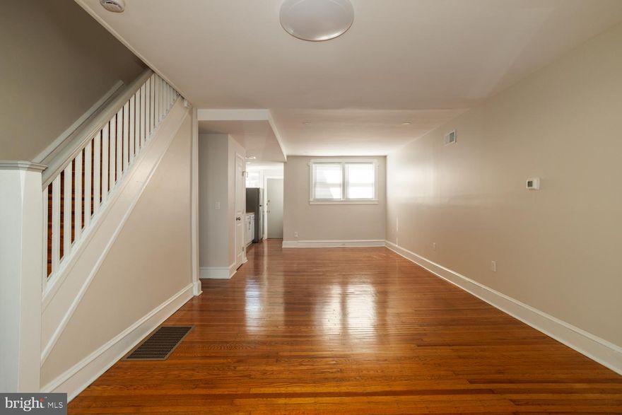 Welcome to this charming home in the heart of Upper Darby. This well-maintained property blends classic character with modern updates, featuring beautifully refinished hardwood floors, neutral tones throughout, and an abundance of natural light.
The main level offers a spacious, open-concept living and dining area. Perfect for both relaxing and entertaining, flowing seamlessly into an updated kitchen with clean finishes and ample storage. Upstairs, you’ll find comfortable, well-proportioned bedrooms with great natural light and closet space, along with a refreshed full bathroom. A bonus room provides the perfect opportunity for a home office, nursery, or flex space. Additional highlights include a convenient half bath, clean lines throughout, and a layout that maximizes both function and flow. Located on a quiet street with easy access to shopping, dining, public transportation, and major roadways, this home is ideal for both homeowners and investors alike. Don’t miss the opportunity to own a turnkey property in a highly accessible location.