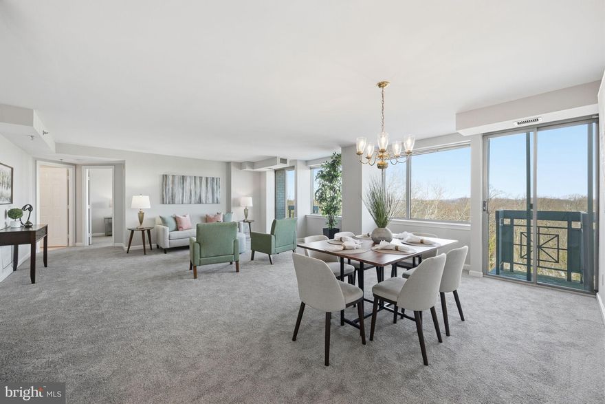 Welcome to 5450 Whitley Park Ter #901—a beautifully maintained 2 bedroom plus den and 2 bath residence offering comfort, convenience, and resort-style living in the heart of Bethesda. This bright and spacious 1,723sqft freshly painted unit features brand-new carpeting, granite counters, and an abundance of natural light throughout. Enjoy the ease of 2 parkings spaces (1 garage parking space & 1 exterior parking space) and a dedicated storage unit for your extra belongings. The open layout is ideal for both everyday living and entertaining. Pet friendly Whitley Park is renowned for its exceptional amenities, including: year-round tennis courts, fitness center, sauna, library, party room, and much much more. The monthly condo fee includes water/sewer, common area maintenance, lawn care, snow and trash removal, all the amenities, on-site management, HVAC maintenance, etc offering true peace of mind. Ideally located with direct access to the Bethesda Trolley Trail plus being just minutes from Grosvenor Metro, shops, restaurants, etc. Don’t miss your chance to live in one of Bethesda’s most desirable communities!