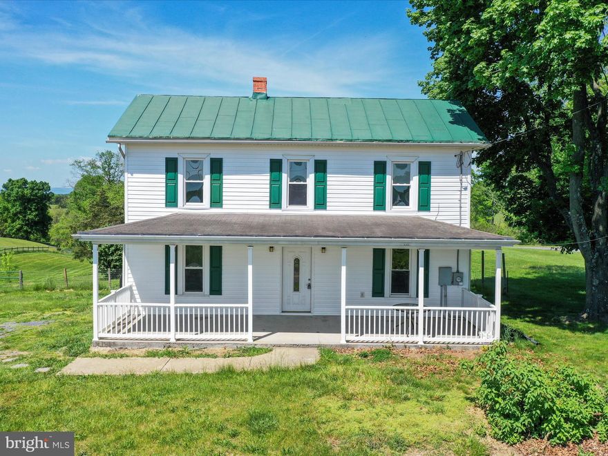 Discover the rustic charm of countryside living at 776 Salem Church in Stephens City. This quaint farmhouse, boasting 3 bedrooms and 2 full baths across two stories, exudes an authentic farmhouse vibe that invites you to unwind and embrace the simple pleasures of life. With its open kitchen offering serene views of the property. The spacious living room provides the perfect space for gatherings or quiet evenings in. Situated on over an acre of land, you'll have ample room to enjoy outdoor activities or simply savor the peaceful surroundings. Step out onto the large covered front porch and spend your evenings unwinding and relaxing. Upgraded countertops and stainless steel appliances in the kitchen add a touch of modern convenience without compromising the farmhouse feel. Let the gentle patter of rain on the metal roof soothe your senses as you experience the timeless allure of farmhouse living. Don't miss your chance to schedule a showing and make this charming farmhouse your own.