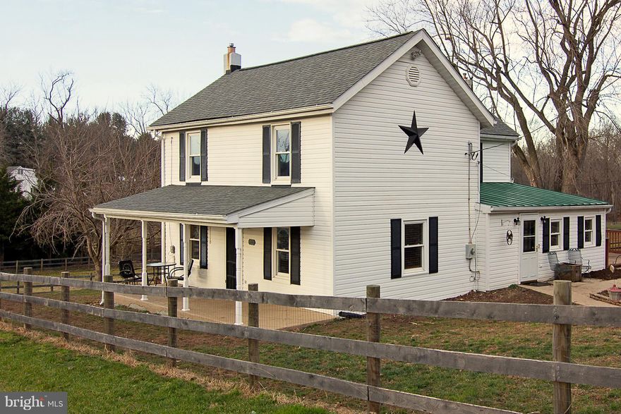 The Seller has taken care of every detail to make this Amazing Farmette move in READY for you and your animals! You will Fall in LOVE from the MUD ROOM w/ BARN DOORS to the MASTER SUITE! UPDATED kitchen w/CUSTOM  ISLAND, & Stainless Appliances, Granite Counters  & NEW flooring. Spacious separate Dining Room LARGE Rooms w/ BIG Closets & LOT'S of Window's  Fresh Paint 4 YR Young roof w/50 yr. trans/warranty Newer Simonton Windows & Screens The Laundry Room, Bedroom w/gorgeous wood floors & Beautiful full bath w/ceramic tile, are ALL on MAIN Level. Huge MASTER Suite, with extra large walk in closet VERY Well Maintained  property with a stream, 3 Paddocks & 1 Pasture! Barn W/2 Stalls (12 X13) Electric, Water, Run in, Feed Room, and Space for HAY Storage too!Great location in sought after SCHOOL District. Plenty of parking, bring the camper/RV  Sit back and enjoy the view!