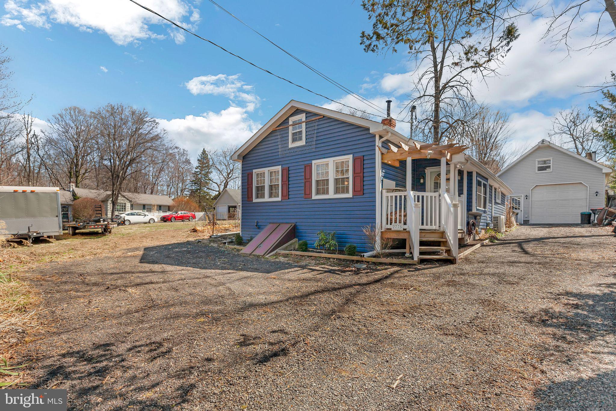 PRICE REDUCED AND BRAND NEW ROOF ! Welcome to your dream home at 2775 Valley Rd in Jamison, PA! This stunning property boasts a custom designed floor plan with 3 bedrooms, 2 full bathrooms and single level living. With a 1-car detached garage and long driveway that can fit numerous vehicles, you'll have plenty of space for all your vehicles and toys. Perfectly situated in a remote section of Warwick Twp overlooking the water!
Step inside and be greeted by beautiful ceramic tile flooring creating a warm and inviting atmosphere. The kitchen features tile floors, upgraded hood vent, and plenty of natural light, making it the perfect space for creating culinary masterpieces. The bathrooms have been remodeled with walk-in showers and upgraded fixtures, providing a luxurious retreat for relaxation.
Spacious living room with neutral wall-to-wall carpeting, a cozy fireplace, and large windows offering plenty of natural light and gorgeous views of the surrounding landscape. Outside, you'll find a tranquil koi pond, covered patio, mature trees, and a shaded front porch, perfect for enjoying the outdoors in style.
Owner's suite bedroom was expanded off back of house by 6 feet with vaulted ceilings and its own full bathroom. Two guest bedrooms are located near front of house with beautiful original hardwood flooring in good condition. Fully remodeled bathroom is located next to guest bedrooms.
Additional features include an upgraded 200 amp electrical panel, newer water heater, and heated detached garage for added convenience. The property also offers stunning views overlooking the Neshaminy Creek and a public parking lot just 2 lots over for additional parking options.
NEW ROOF APRIL 2025. LOW TAXES! Located in Award Winning Central Bucks School District, this home offers the perfect blend of comfort, convenience, and charm. Don't miss out on this incredible opportunity to make 2775 Valley Rd your new home sweet home. In this home between the wooded rural setting perfectly nestled in the woods and the sound of the water trickling down the creek you will feel like you are up the mountains, yet minutes from all your favorite restaurants, shopping and access to highways. Close to 202 for an easy commute to Princeton NJ & NYC. Contact us today to schedule a showing and make your dream home a reality!