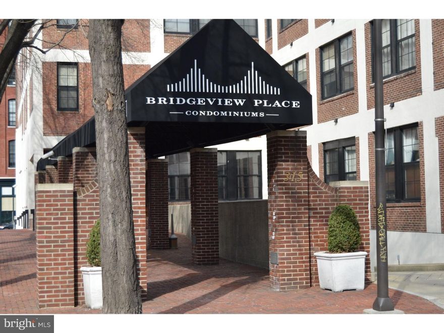 Welcome home to your historic Bridgeview condominium in the heart of Old City!  Architectural features include exposed brick wall with large windows offering plenty of sunlight with separate kitchen and sleeping area making it intimate and east to care for.  New carpet and freshly painted walls make this home move in ready.  Common areas of the building include a rooftop deck complete with lounge chairs and bar perfect for entertaining and taking in the amazing views of the city.  Bridgeview offers 24 hour concierge, a renovated interior common area, elevators, storage space for residents and is pet friendly.  Condo fees include water, sewer, basic cable and snow removal.  With easy access to major highways and the Ben Franklin Bride, you will enjoy the convenience of an easy commute. *tenant on month to month lease*