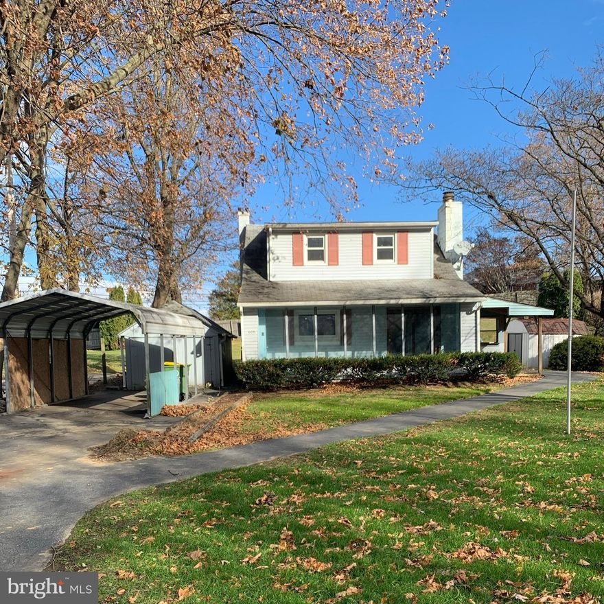 Great opportunity to create "sweat equity" Home needs TLC/ Sold As-Is/ New septic system installed in front yard in 2021/ Water proofing system in basement/ New vinyl floor in kitchen, laundry and 1st floor bath/ Commercial zoning allows for many uses