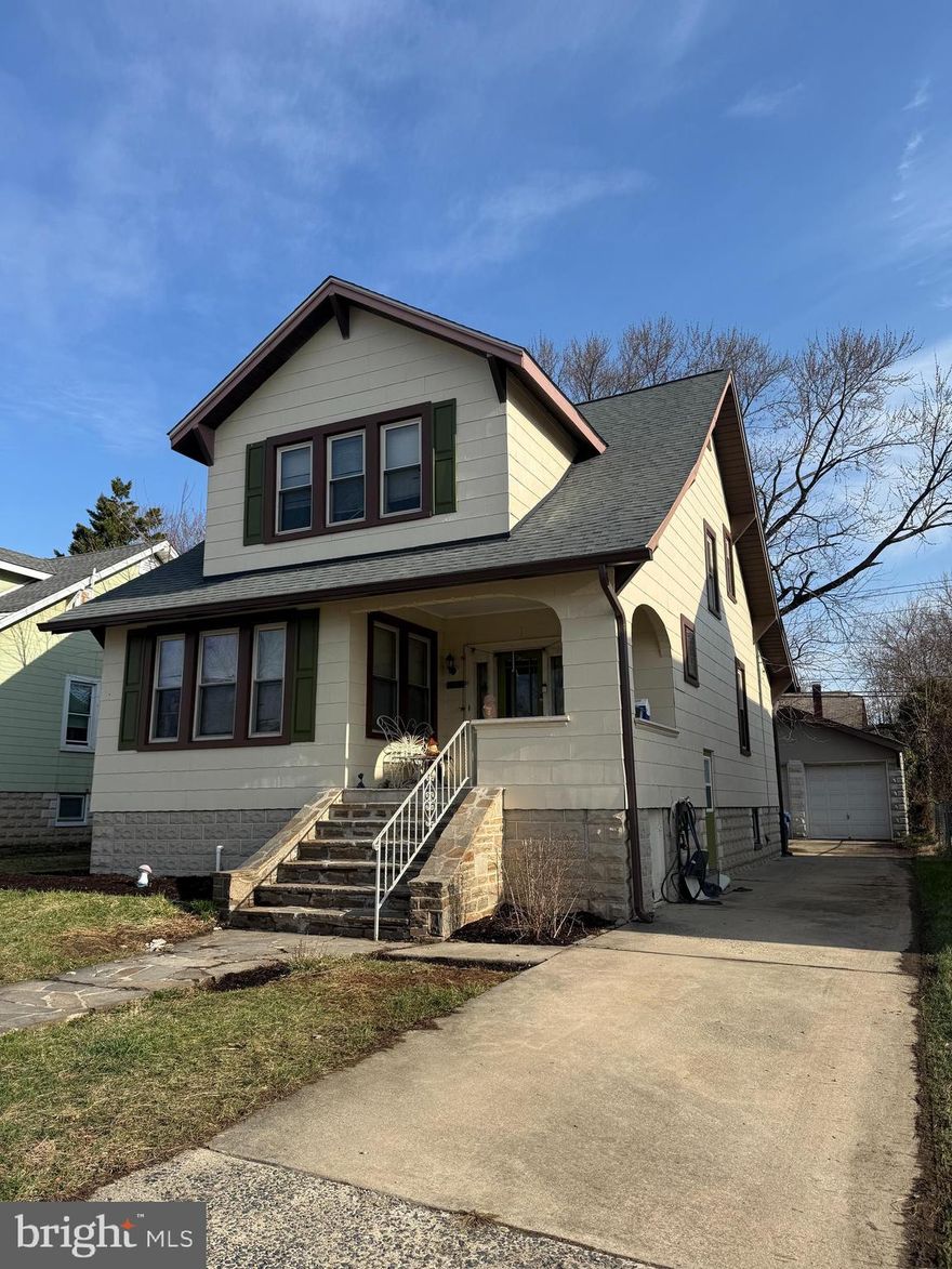 Beautifully updated 4-bedroom, 3-bath Cape Cod offering the perfect blend of classic charm and modern upgrades. The main level features a convenient first-floor bedroom and full bath, a bright living room, formal dining area, and a dedicated home office—ideal for today’s flexible lifestyle.

Upstairs, you’ll find three additional bedrooms and two bathrooms, including a Jack-and-Jill bath connecting two of the bedrooms. A full basement, partially finished, provides additional living or recreation space along with plenty of storage.

This home showcases abundant hardwood floors, charming stained-glass windows, and a gourmet kitchen complete with stainless steel appliances and granite countertops—perfect for both everyday living and entertaining.

Enjoy outdoor living with a covered front porch, spacious rear deck, and a two-car detached garage.

Major updates provide peace of mind, including a full renovation in 2019, new roof (2021), house repainted (2022), basement waterproofing (2022), and updated kitchen appliances (2022 & 2024).

A move-in ready home combining timeless character with thoughtful modern improvements.