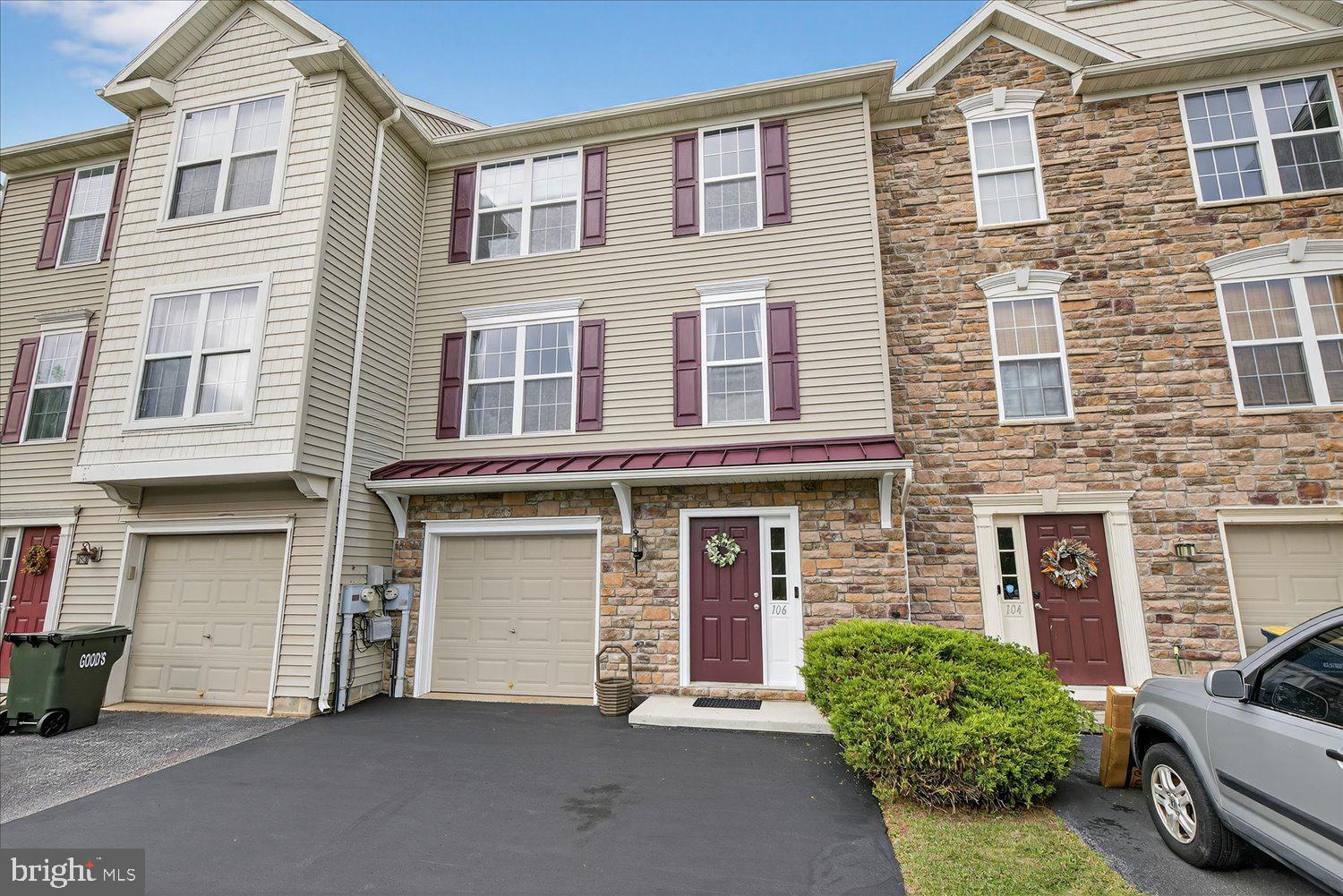Welcome to 106 Ironwood, a well cared for one owner townhome tucked away on a quiet cul-de-sac in the desirable Cocalico School District. With fresh updates, a practical layout and no HOA, this home offers comfort and value in one! Step inside to find a bright foyer and freshly painted main level, where luxury vinyl plank flooring and carpet run seamlessly through the living spaces. The eat in kitchen is both stylish and functional, featuring white cabinetry, recessed lighting, a walk in pantry, natural gas cooking and a brand new refrigerator included in the sale. Upstairs, the primary suite provides a private retreat with a large walk in closet and stand up shower. Two additional bedrooms, a hall bath with plank flooring, and plenty of storage round out the upper level. This property has been thoughtfully maintained with peace of mind updates, including a new water heater (2023), an automatic garage door with opener and professional painting throughout. Outside, enjoy the convenience of the township maintained hill and the privacy of cul-de-sac living. Whether you’re starting fresh, downsizing, or investing, 106 Ironwood delivers move in ready comfort at a price point that’s hard to find in today’s market! Call today to schedule your private tour!