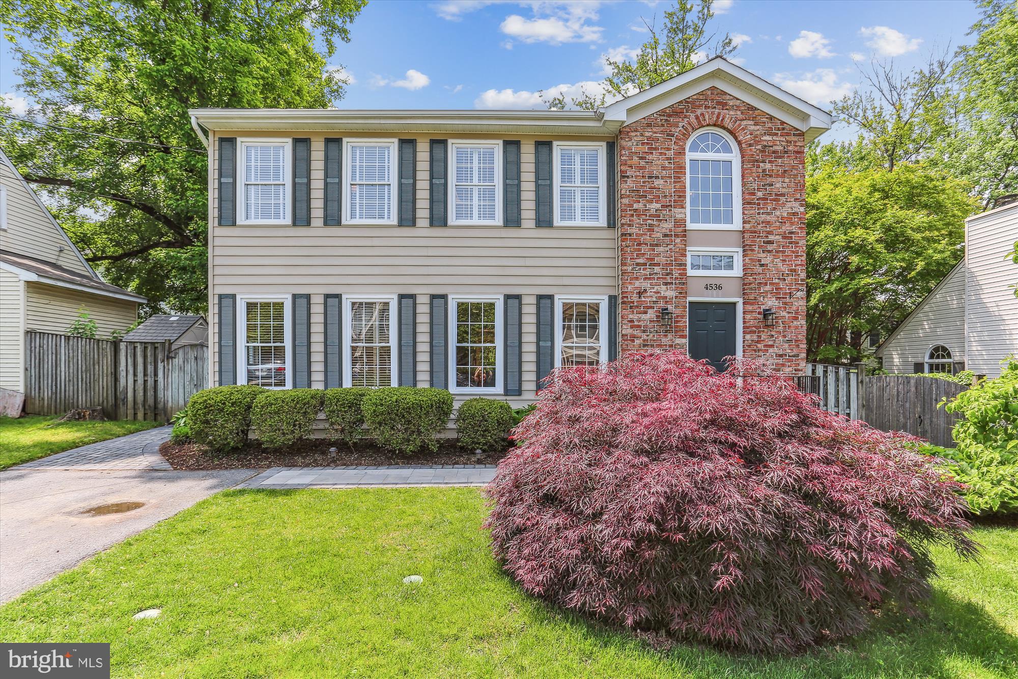 OFFER ACCEPTED PENDING RELOCATION COMPANY APPROVAL.
Welcome to your new sun-drenched Bethesda home! Completely rebuilt upon the original foundation in 2000 this three-story Colonial is nestled in neighborly and highly walkable Glenbrook Village. Step into the two-level foyer and marvel at the ideal modern layout; open but still allowing separate spaces for the whole family. The recently updated eat-in kitchen flows seamlessly into the living room, complete with a cozy gas fireplace. Entertain in style in the formal dining room. With four generously sized bedrooms and two updated baths, including a stunning master suite, this home is an oasis of comfort. The second-level laundry adds convenience, while the finished third level offers a large bonus room and ample storage space. Enjoy the quiet outdoors on the deck or patio in the lovely fenced yard, with four-car off-street parking. Perfect for hosting gatherings and creating family memories. Ideally located for urban living, walk to the shops, grocery store, and restaurants in Woodmont Triangle, the Metro, Walter Reed, and NIH all under 15 mins! Don't miss this exceptional opportunity!