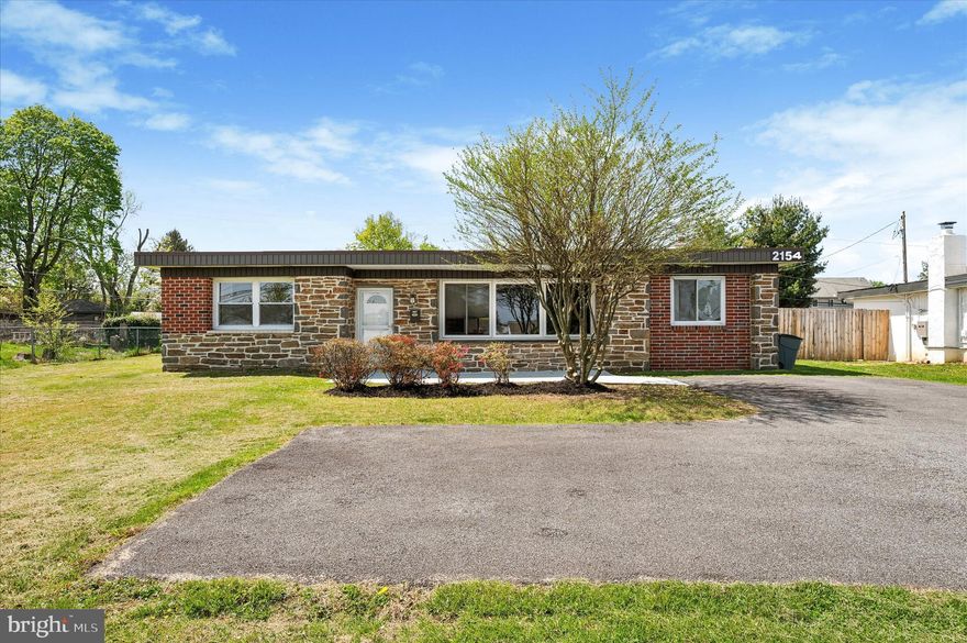 Welcome to 2154 Sproul Road in Broomall - a beautifully maintained 4 bedroom, 2 full bath ranch home offering comfirt, style, and convenience all in one.  This home was fully renovated with a high-end remodel approximately 10 years ago and has just been freshly updated with new interior paint and brand-new carpeting in all bedrooms, making it truly move-in ready.  A thoughtfully designed bump-out addition enhances the living space and fills the home with abundant natural sunlight through its additional windows.  Enjoy easy, single-level living with a functional layout perfect for both everyday living and entertaining.  Step outside to a large, private rear yard that is fully fenced - ideal for pets, play, or relaxation.  The covered rear patio provides the perfect space for outdoor dining or unwinding in any weather.  Ideally located close to shopping, schools, and major transportation routes, this home offers both convenience and lifestyle in a desirable Broomall location.  Don't miss this opportunity to own a turnkey home in a fantastic neighborhood!