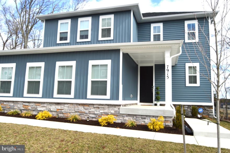 Stunning, just over 1-year-old, 3 Bedroom Single Family Home in Severn. Open the front door to your inviting foyer which leads to an open main level, featuring a beautiful kitchen with spacious center island with quartz countertops, and 9-foot pantry with wood shelves. The soft close doors on the 42-inch kitchen cabinets are a special bonus.  The open floor plan to the dining and great rooms, features a cozy electric fireplace and expansive double wide sliders with custom blind treatments that lead out to a sizable composite deck. 
Upstairs are your 3 spacious bedrooms, a beautiful loft family room space and laundry.
Lower-level basement is unfinished with plumbing rough in, large egress window and awaiting your personal touches.  
Other features, oversized 2 car Garage, Luxury vinyl plank flooring , security System, fresh air filtration system and tankless water heater,. Close to BWI Airport, NSA and Ft. Meade. Easy access to all major thoroughfares. Come make this gorgeous home yours today.