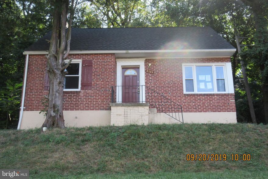 PRICE REDUCTION! HUD Property Case Number#244-043592 FHA IE (insured escrow). Inspections for information purposes only. Seller will make no repairs and no repairs can be made before closing. IF ANY REPAIRS ARE MADE BEFORE CLOSING FURTHER ACTIONS WILL BE TAKEN BY THE SELLER. Bidders: ALL BIDDERS ARE WELCOME. If any ground rent is to be verified by buyer/or buyer agent. Equal Housing Opportunity! Property features 3 Bedrooms 2 Full Bathrooms, fully finished basement w/full bathroom, rec room, etc. Upper Level has 3rd bedroom with space for study area. Great for first time home buyer or investment property.  Must be purchase with cash, private loan, rehab loan or 203K.