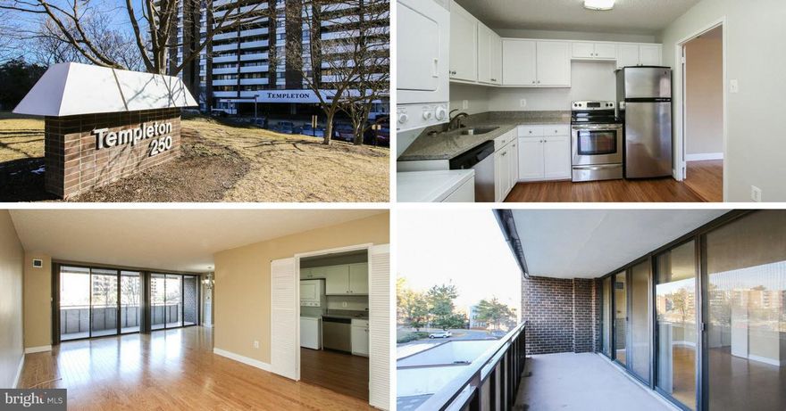 Large 1 bed, 1.5 bath condo inside the Beltway priced to move! Wood floors, granite cntrs, SS appliances. Enjoy some quiet time on the large private balcony, or entertain your friends in the sun-filled living area. Large bedroom includes attached master bath. Ample closet space. Near shopping, easy commuter location, 1 mi walk to metro bus OR Pentagon bus. Just over 1 mile to Van Dorn Metro!!!