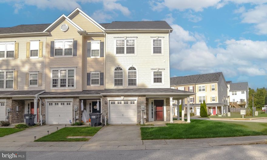 Spacious end unit townhouse located just minutes from shopping, grocery, theaters, restaurants and less than 5 miles from NAVAIR  Airbase.  This house affords you 3 levels of living space.  Enter the house onto the ground level with 1/2 bathroom and a large area for entertaining, exercise equipment or whatever your imagination grants you.  The main level has beautiful vinyl flooring with a huge living room, 1/2 bathroom, very large kitchen and dining room with a large deck adjacent to it.  Upstairs you will find the primary bedroom with a primary bathroom (separate shower, soaking tub and his/her sinks) and a  large walk-in closest. The upstairs and lower levels are all carpeted.  Make this rental your new home...come take a tour.