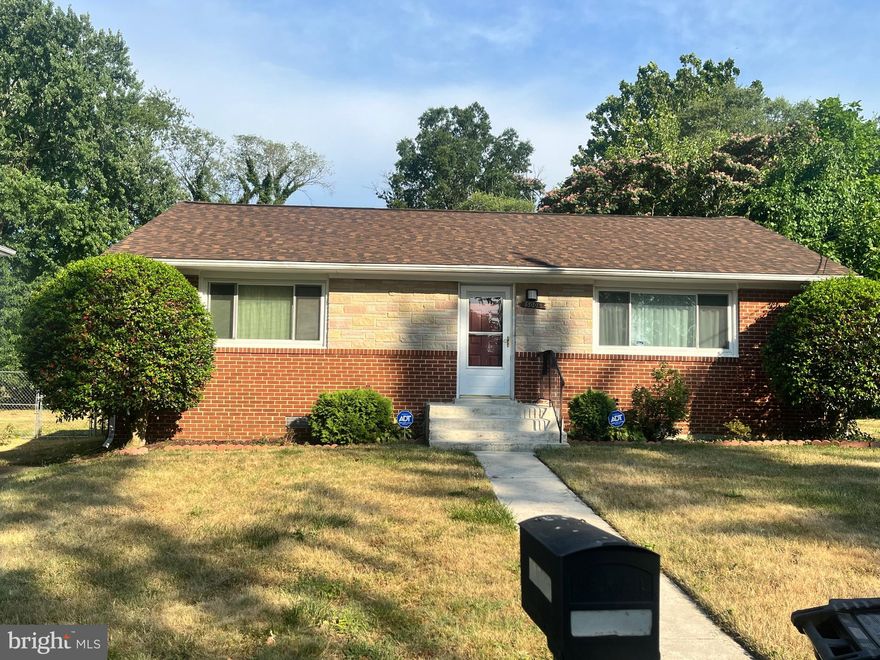 JUST REDUCED - The seller is very motivated, make an offer.  This well loved detached home on a large leveled lot features. 3 bedrooms and 1 1/2 bathrooms.  It's easy to show and is larger than it appears frome the outside.  Within walking distance to Branch Avenue  Metro Station.  The roof was replaced 2 years ago.  With a few upgrades, this house could be transformed into the home of your dreams.  Use your imigination to create a backyard oasis.  Own a single family home on a 1/4 acre  lot for the price of a townhome.  NO HOA -  Roof, Windows and HVAC system replaced a ittle over 2 years ago.  Please submit offers in one PDF.  Offers will be presented daily.   All reasonable offers will be considered.