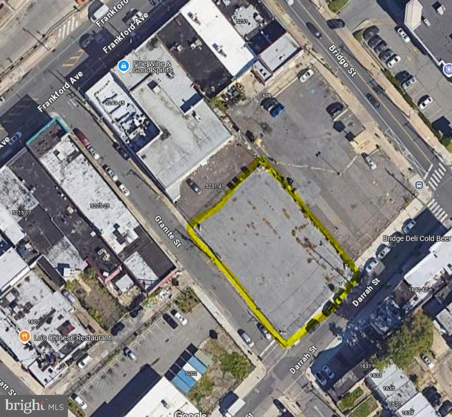 Large lot available for lease.  Lot is the rear half of the entire property located at 5231-41 Frankford Ave.  It is approximately 15,000 square feet.  It is currently fenced in.  Current zoning CMX3 allows for a wide variety of uses.