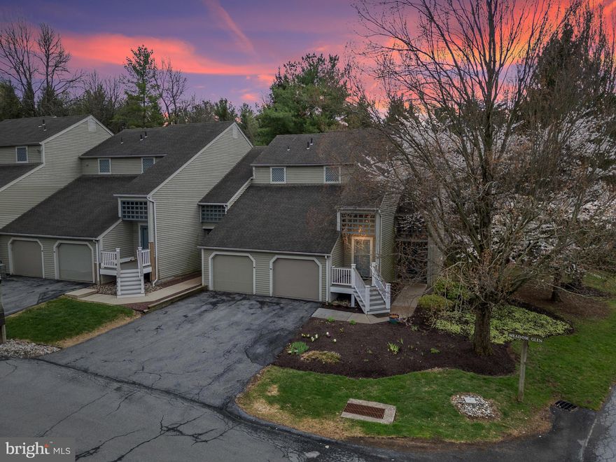 Welcome to 2000 Meadow Glen, offering easy single-story living in this inviting 2-bedroom, 2-bath condo ready for you to call home.  This open-concept layout features updated kitchen cabinetry, ample counter space, and a seamless flow into the living and dining areas, perfect for both everyday living and entertaining.  Freshly cleaned carpets add a crisp, move-in-ready feel throughout.   Enjoy the convenience of an attached garage with interior access, along with a dedicated laundry room that adds everyday functionality and ease.  Start your mornings with coffee on the private back deck, offering a peaceful spot to relax or unwind after a long day.  Conveniently located just outside of Reading, you will enjoy a wooded setting while still being close to shopping, dining, major roadways, and everyday amenities.  Low-maintenance living, a functional layout, and a great location, this home checks all the boxes.